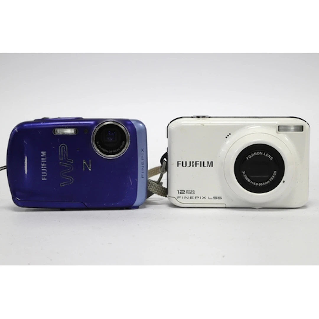 Fujifilm Finepix Z33WP Digital Compact Camera, blue, togethe...