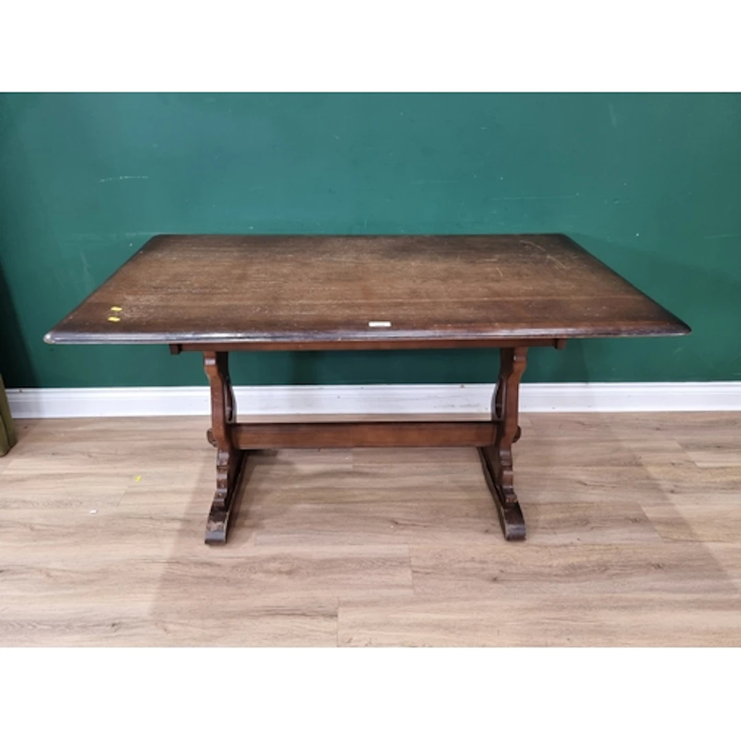 A Mid century Dining Table, (R6).
