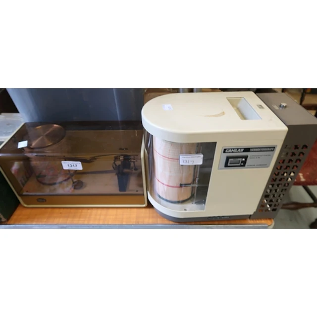 Two mid 20th Century barographs