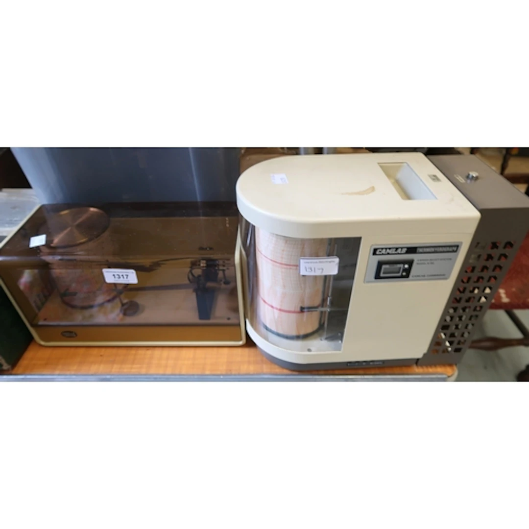Two mid 20th Century barographs