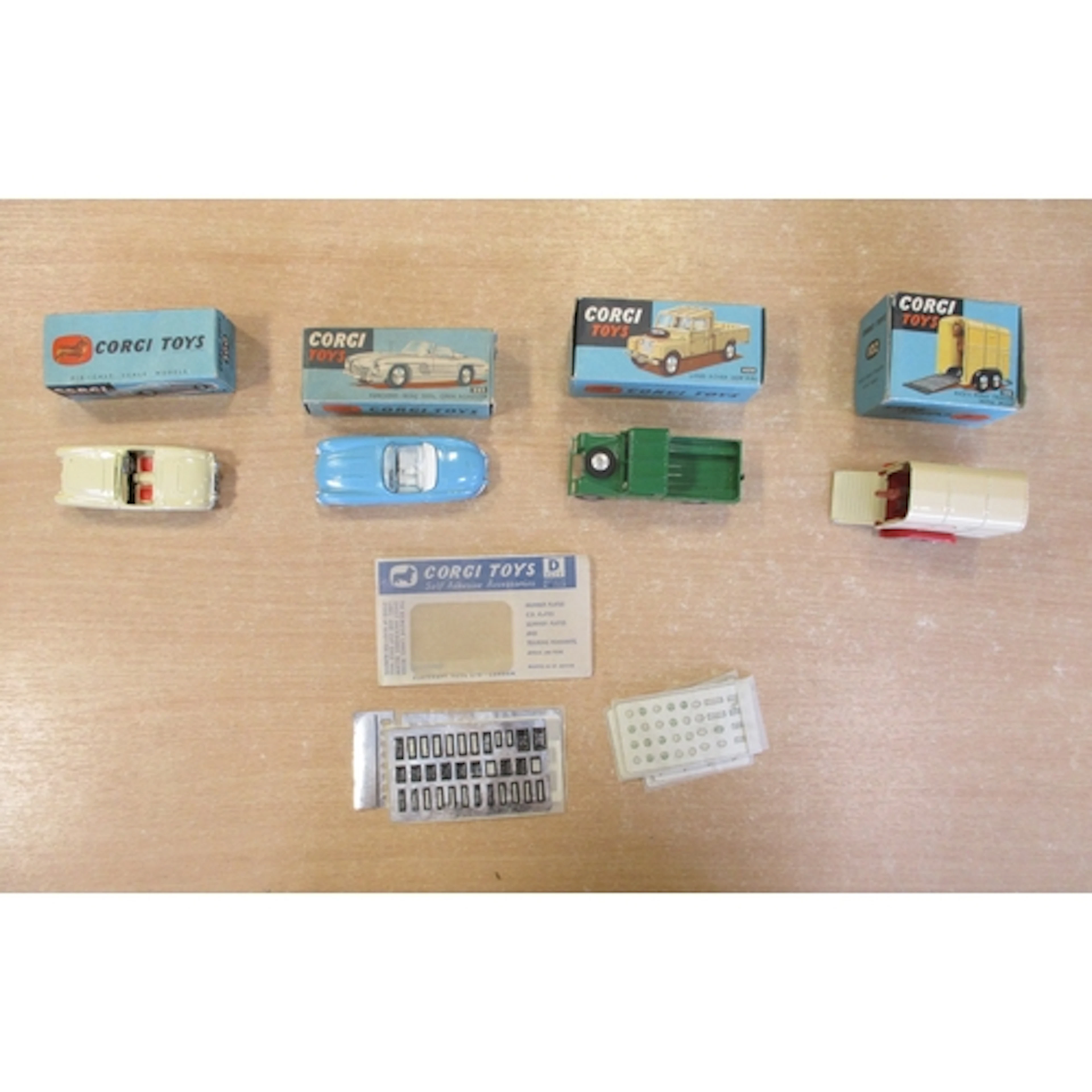 Corgi. Collection of cars, trailers and accessories generall...