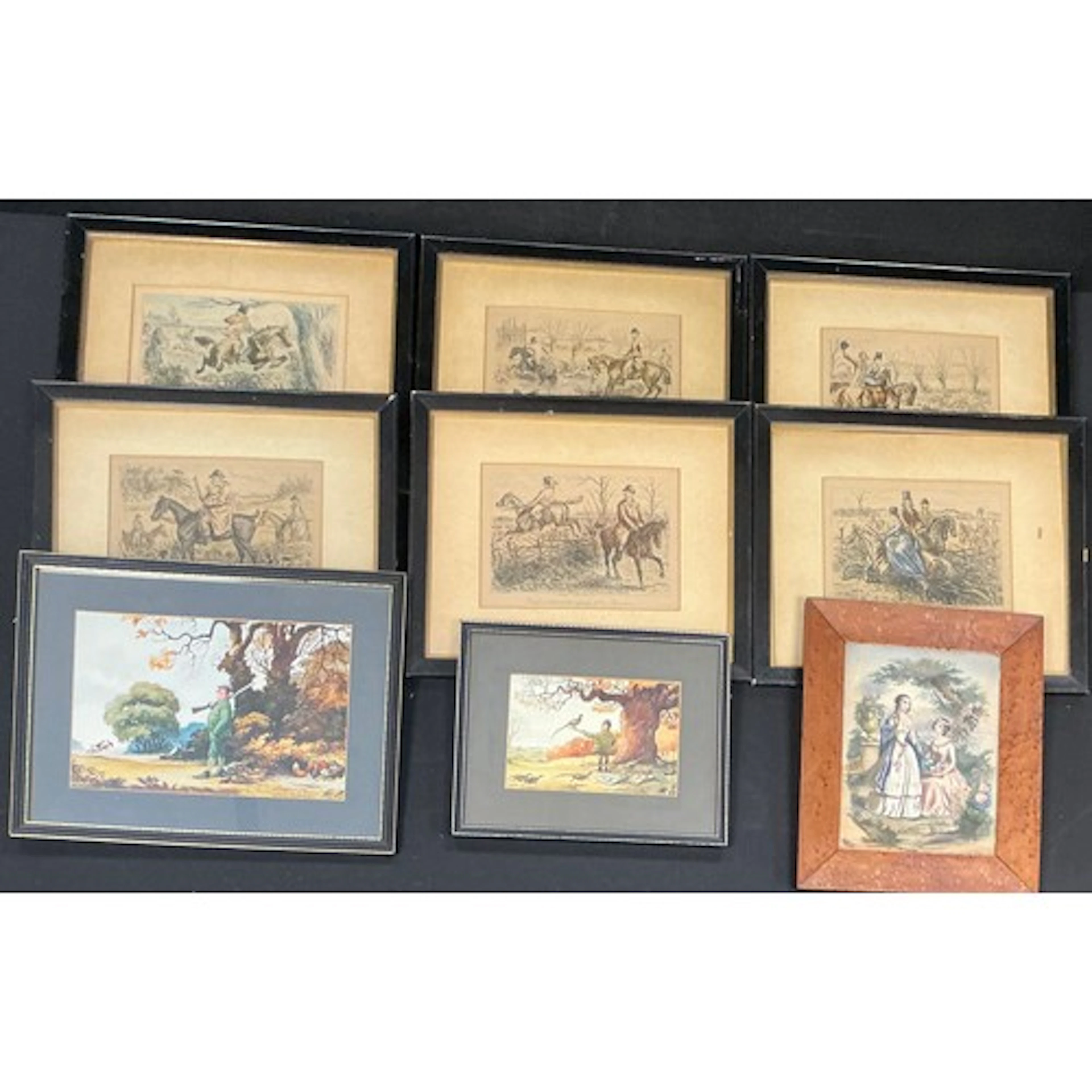 Pictures and prints - Christopher Hope, a set of four, signe...