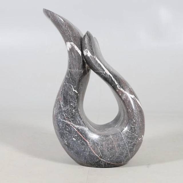 MARIE-NOELLE DAVIS. CONTEMPORARY LARGE MARBLE SCULPTURE - 'D...