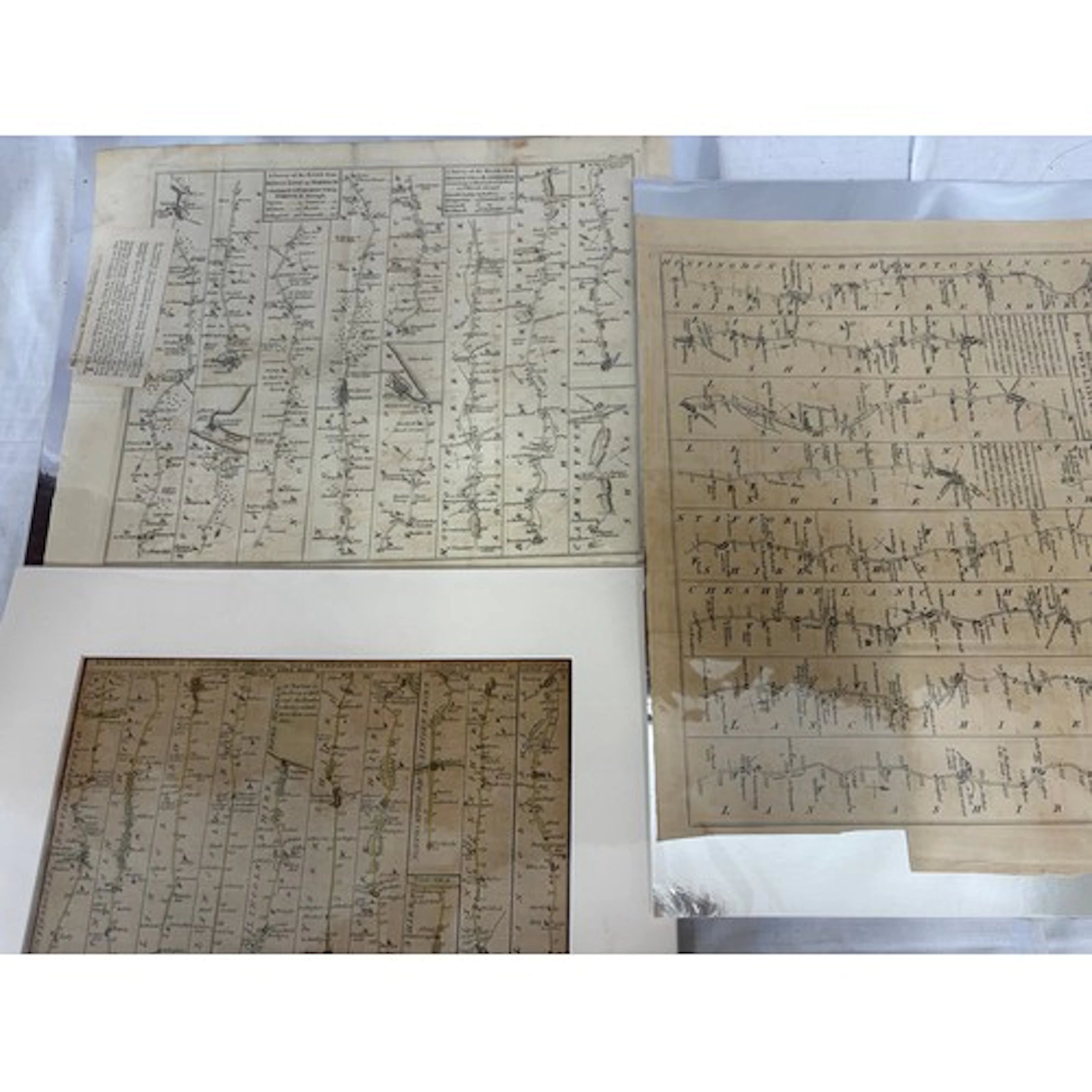 'A Survey of the Road from London to Flamborough Head Yorksh...
