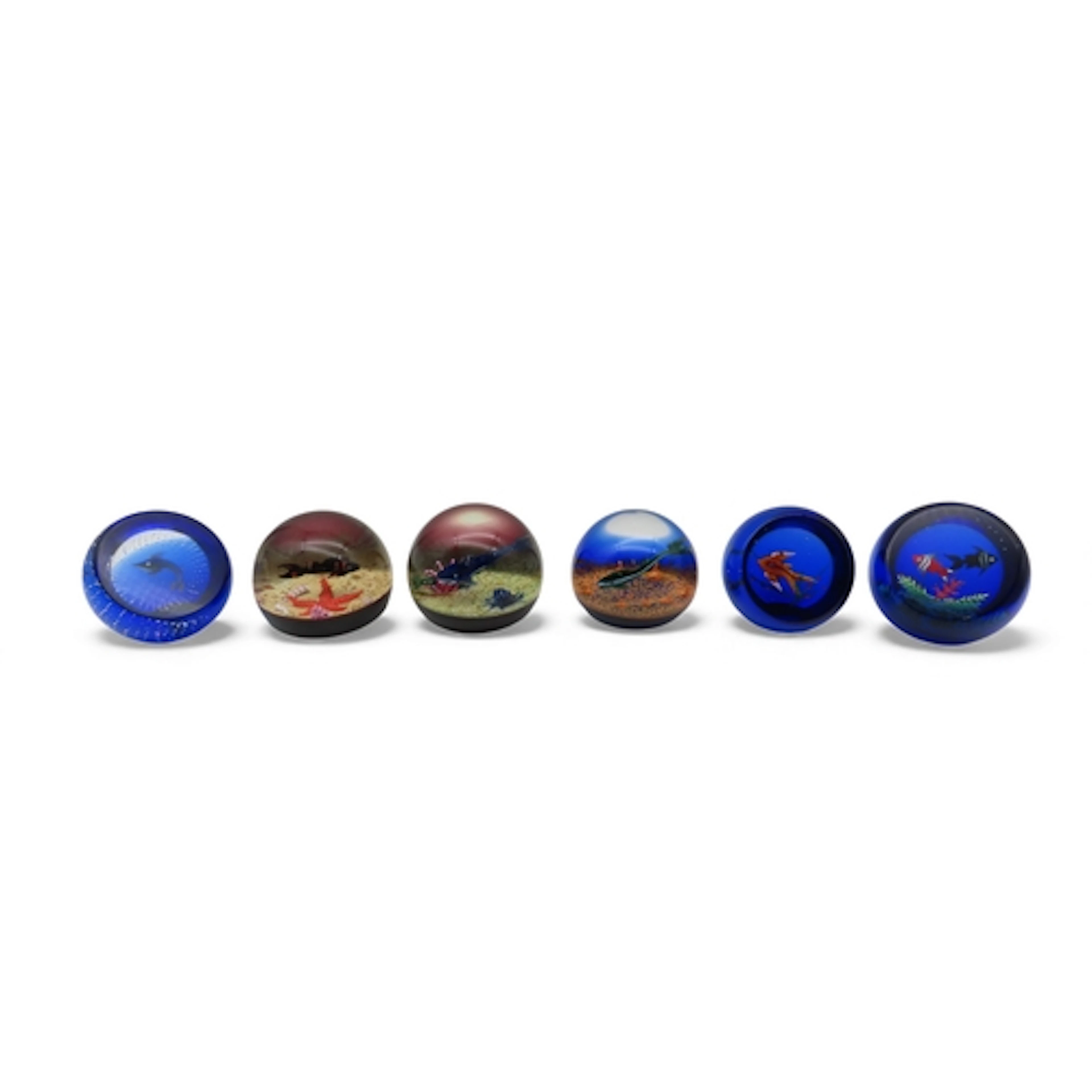 A group of Caithness Limited Edition paperweights, some by&n...