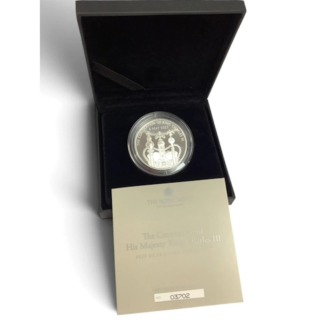 2023 Royal Mint The Coronation Of King Charles III Silver Pr...