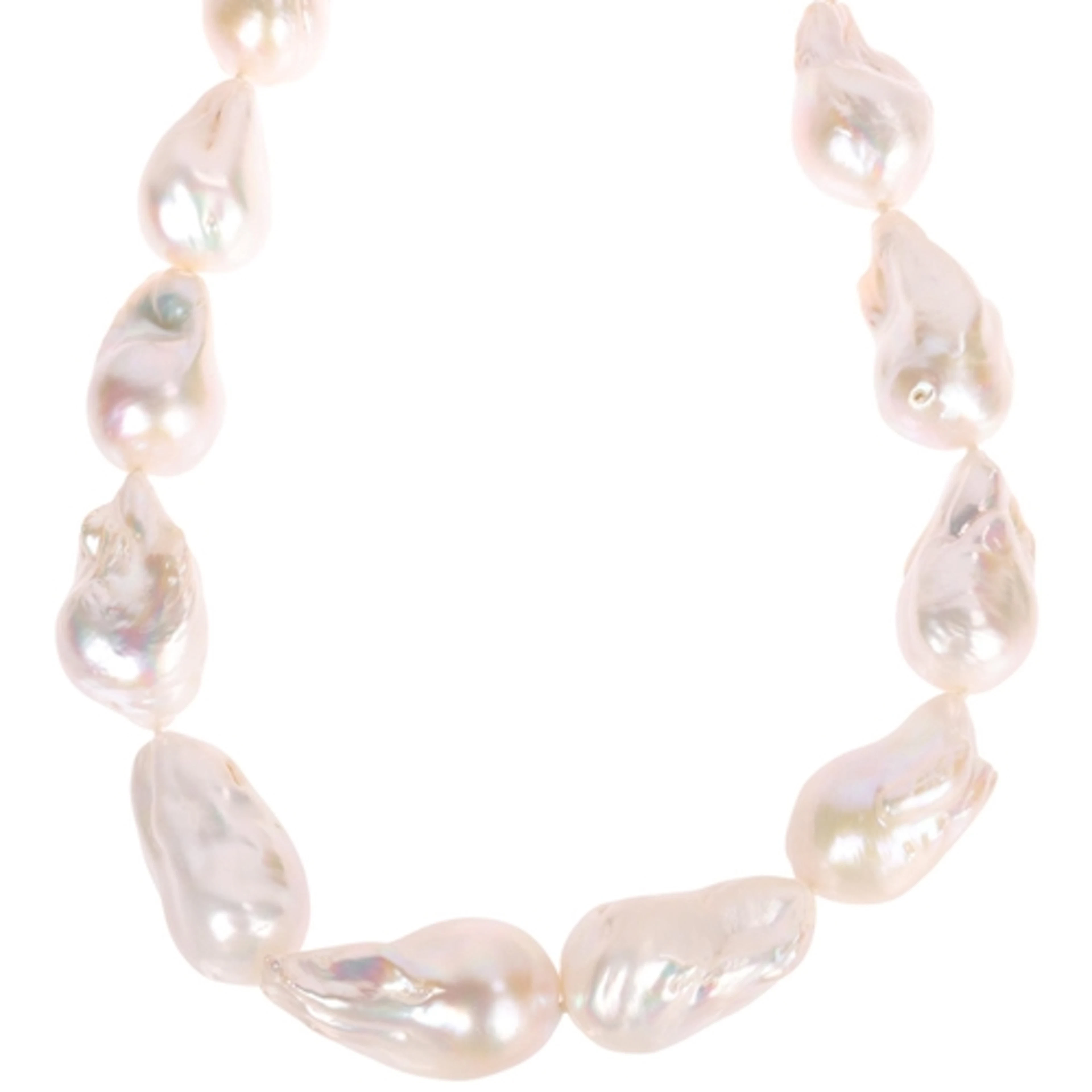 A limited edition single-row Rhapsody AAA Baroque pearl neck...