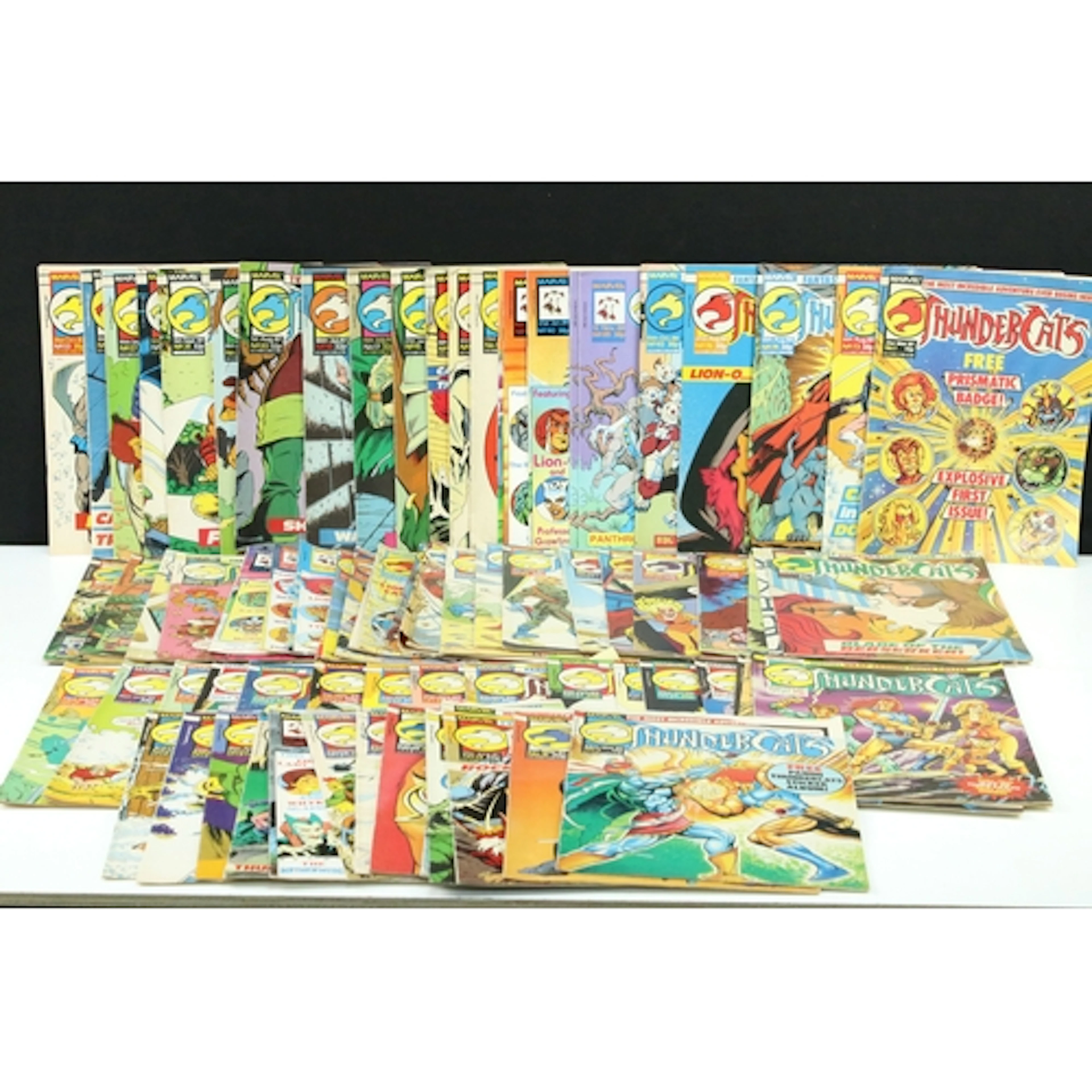 Comics - Around 80 Marvel Thundercats comics featuring issue...