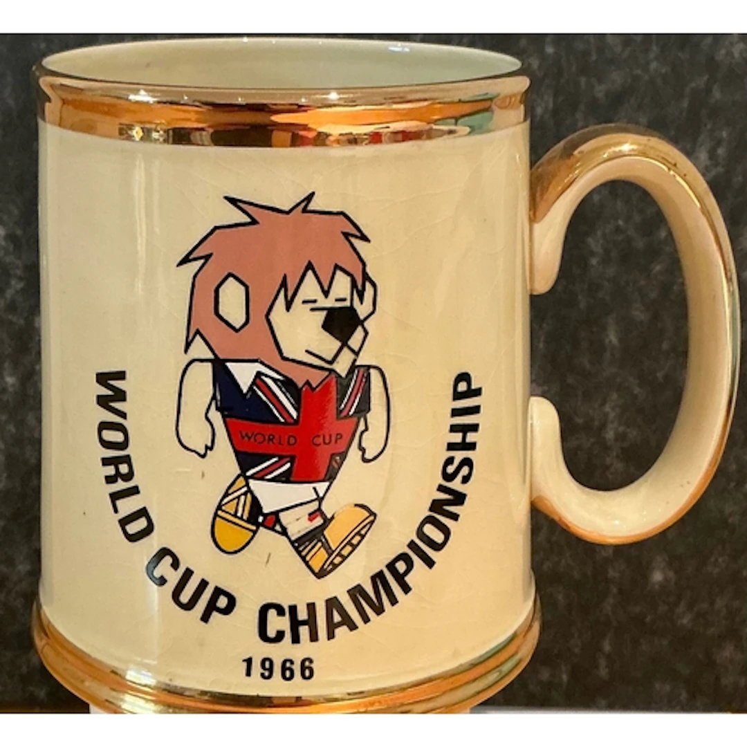 England 1966 World Cup Willie Ceramic Football Tankard: Exce...