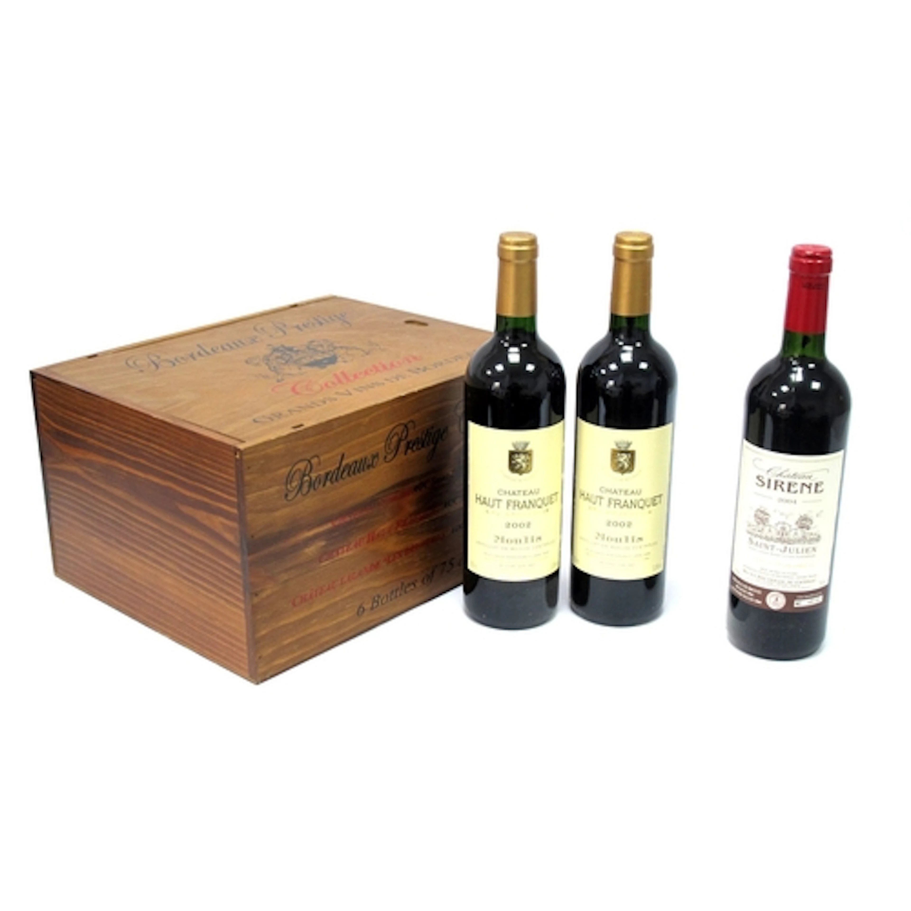 Wine - Two Bottles of Chateau Haut Franquet Cru Bourgeois 20...
