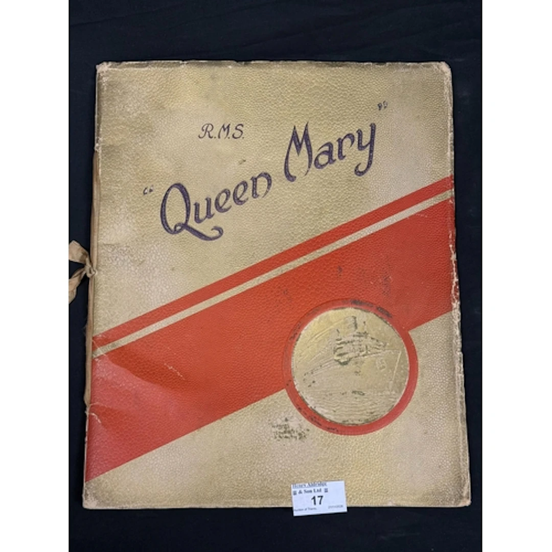 Cunard: Cunard: RMS Queen Mary souvenir launch brochure, 40...