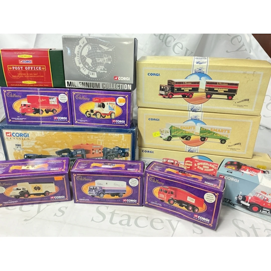 A Box Containing Corgi Classics Lorrie’s etc. No Reser...