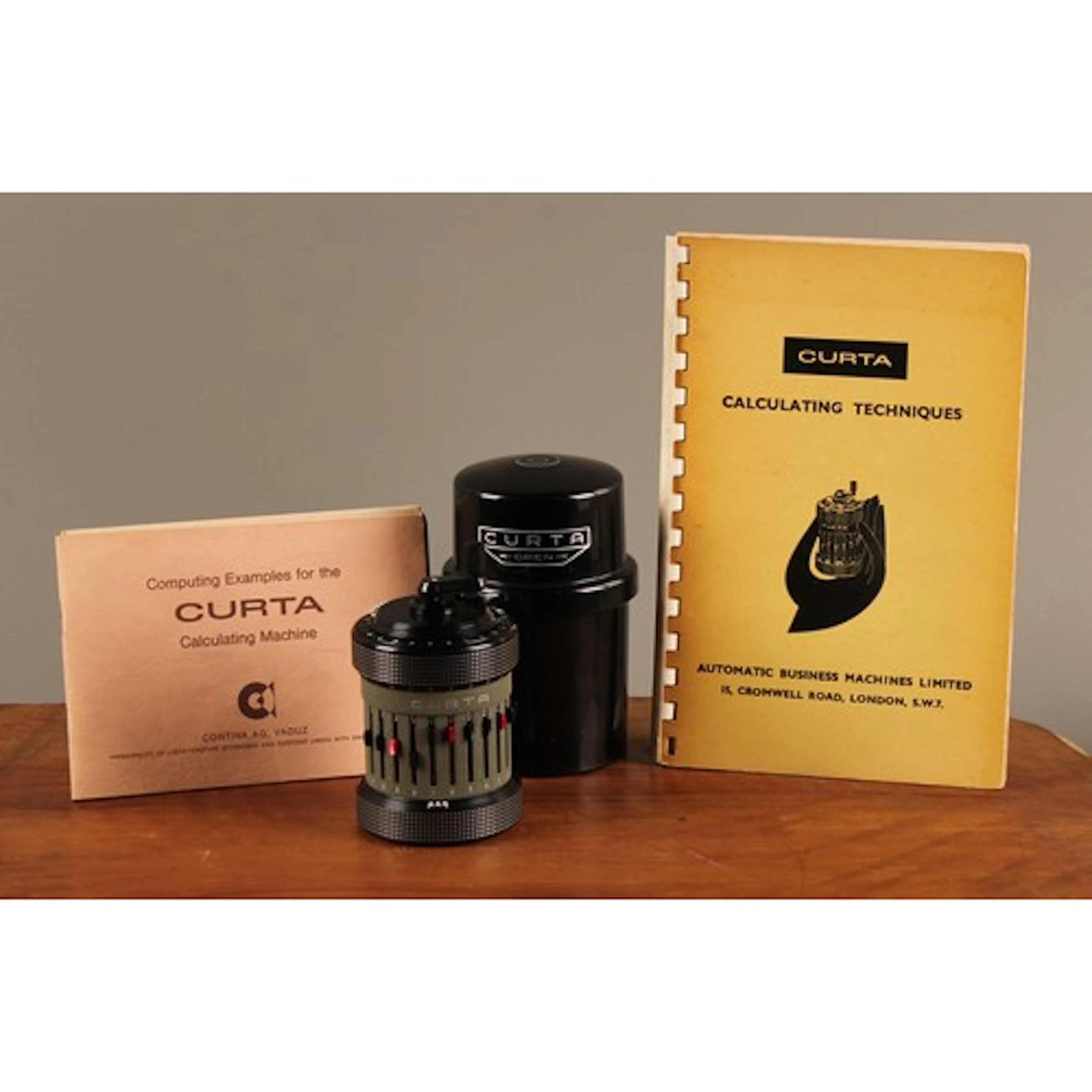 A Curta type II calculator, by Contina Ltd Mauren, Liechtens...
