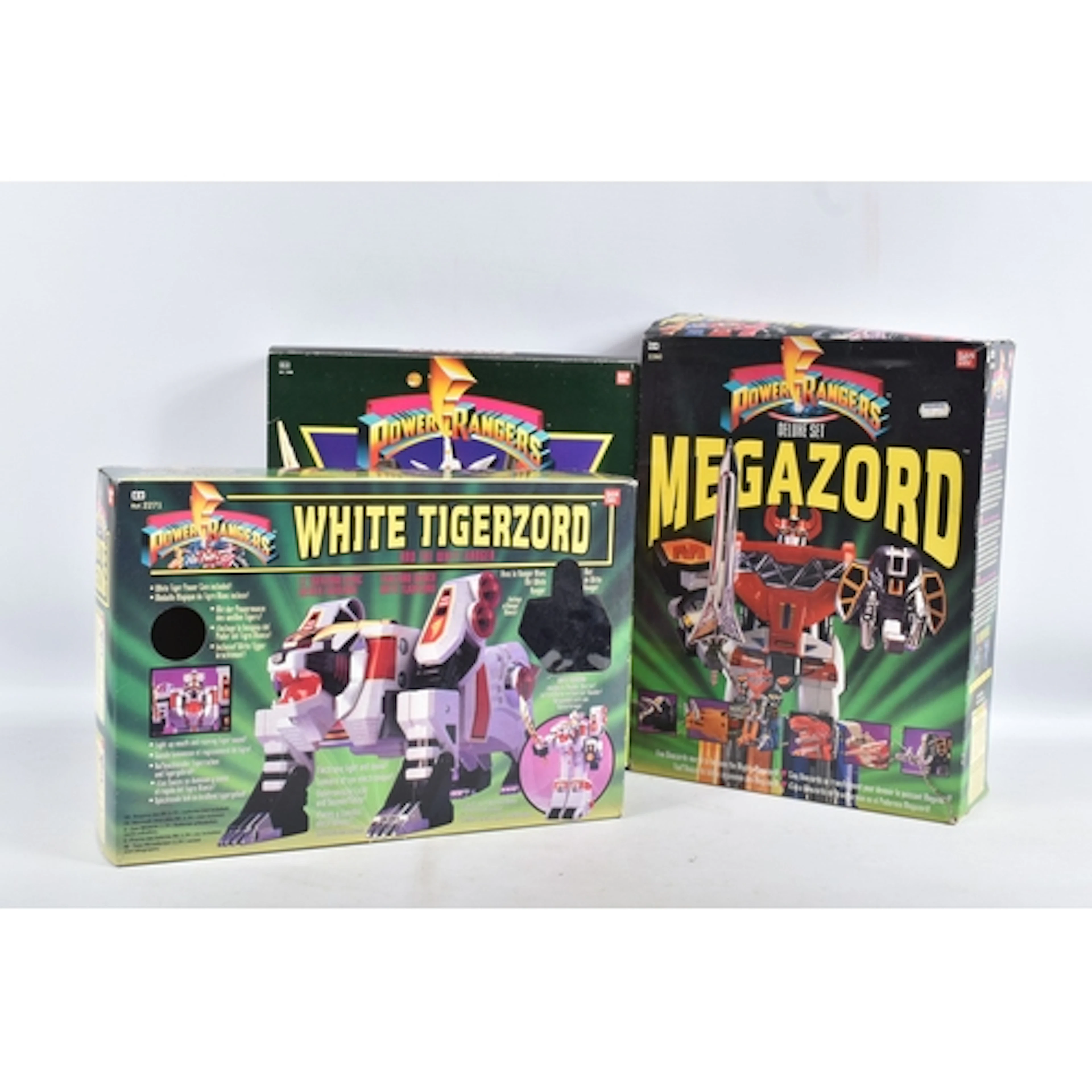 THREE BOXED 1990'S BANDAI POWER RANGERS FIGURES, to include ...