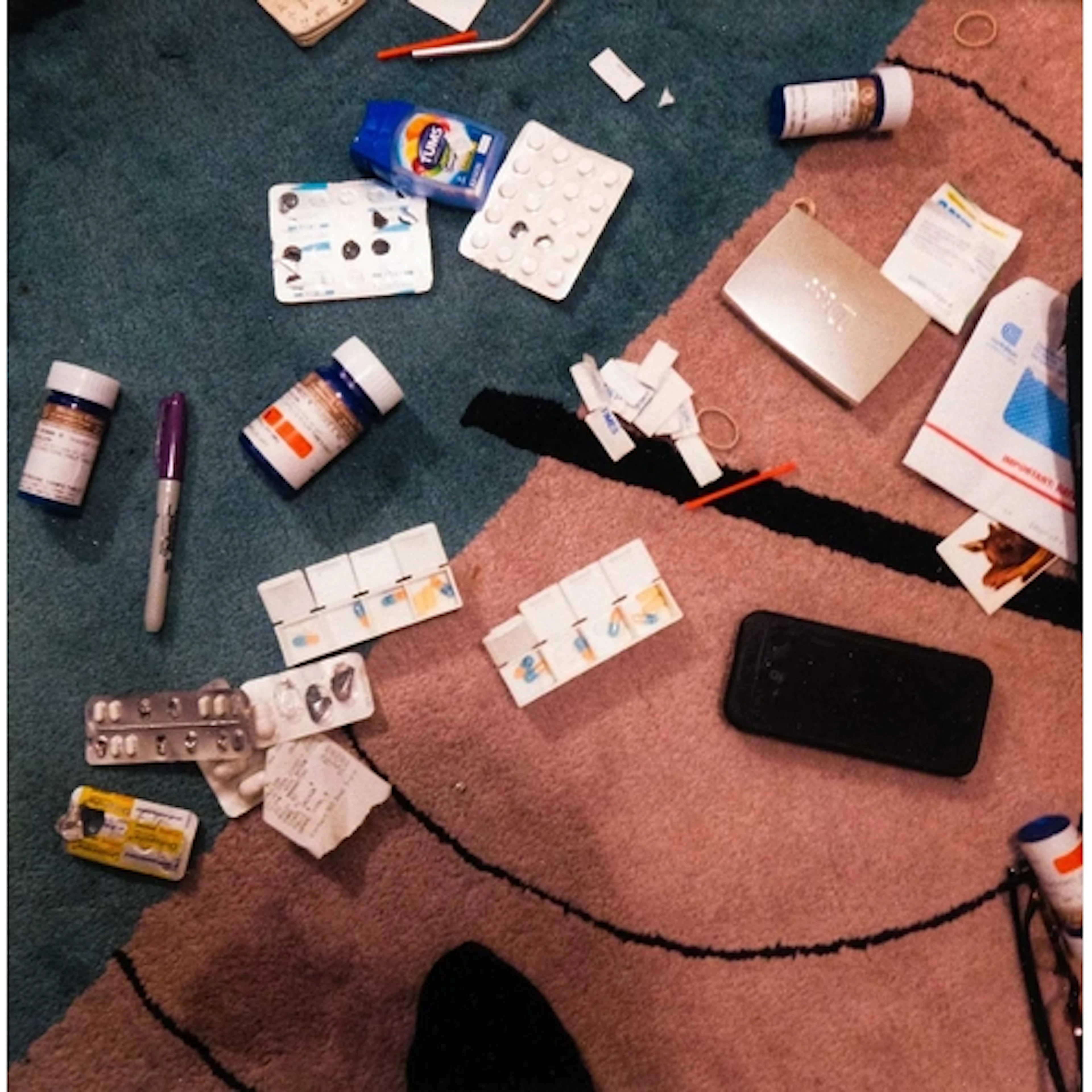 § Nan GOLDIN (1953) Drugs on the Rug (2016) Photograph, sign...