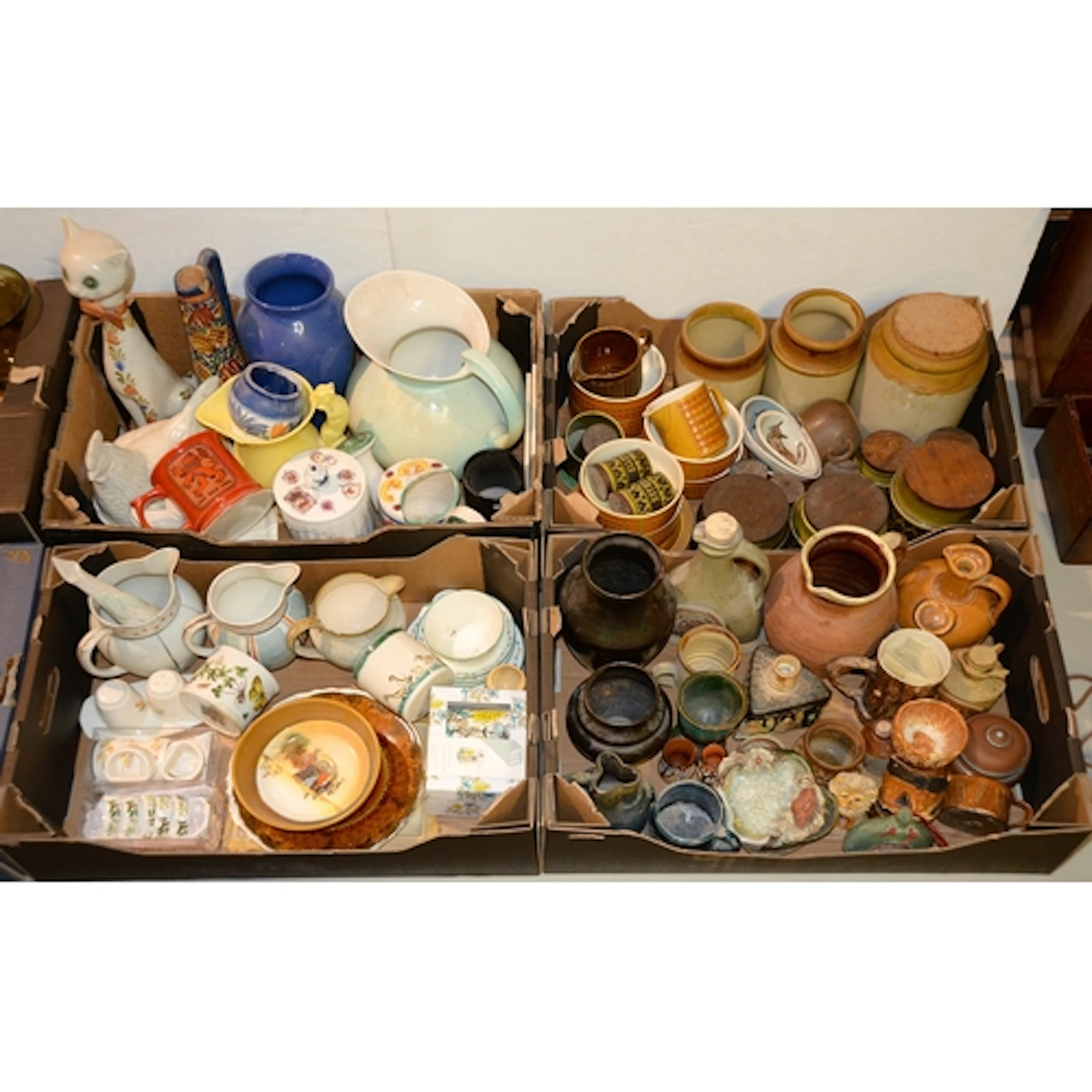 Miscellaneous ceramics, including mid century Hornsea kitche...