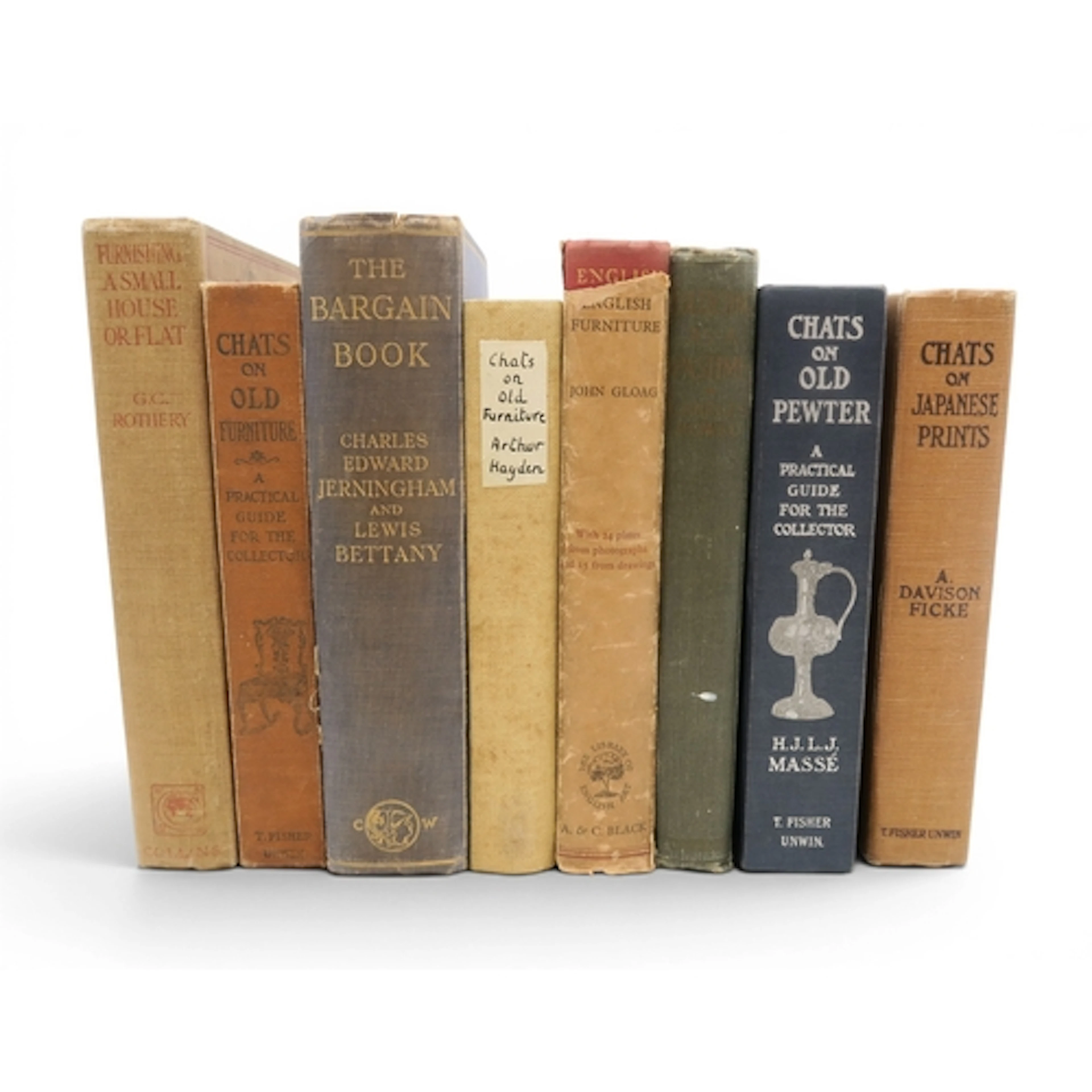 A small collection of books on collecting and the antiques t...