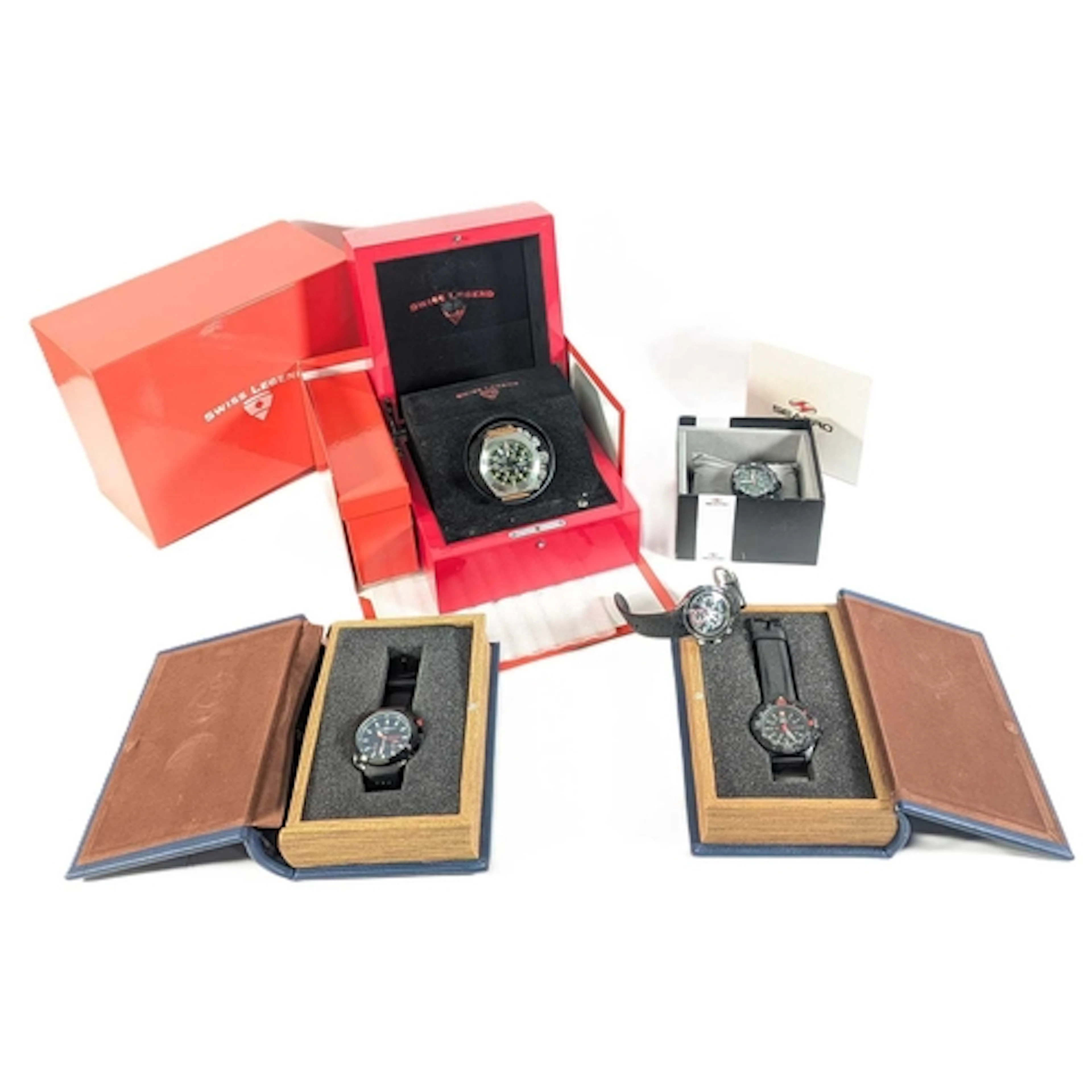 Collection of gentleman's wristwatches. To include, Swiss Le...