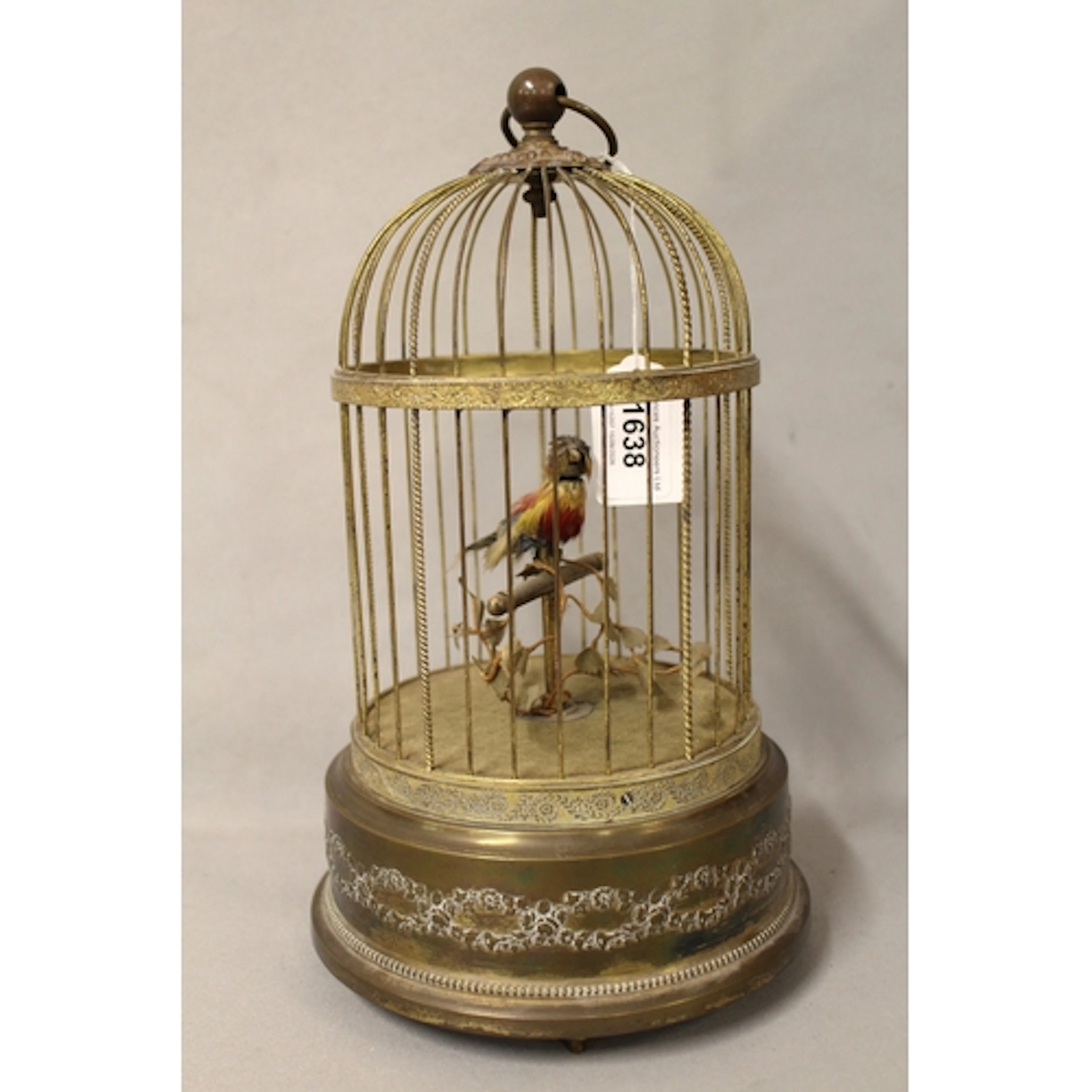 Early / mid 20th French ' Singing Bird in a Cage ' musical b...