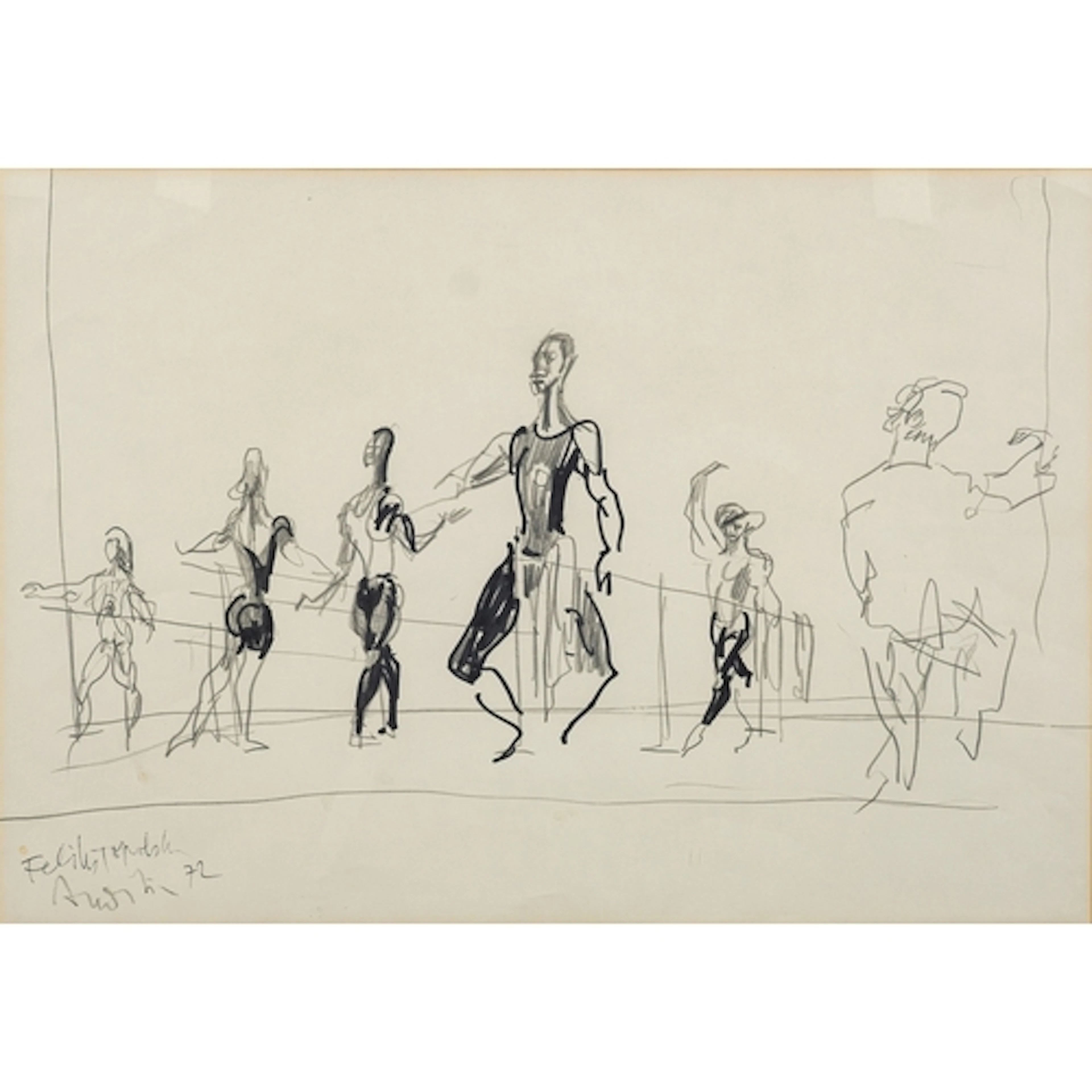 * Feliks Topolski (Polish - British, 1907-1989) - Study of ...