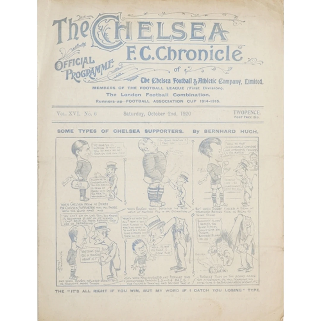 The Chelsea F.C. Chronicles official football programme - So...