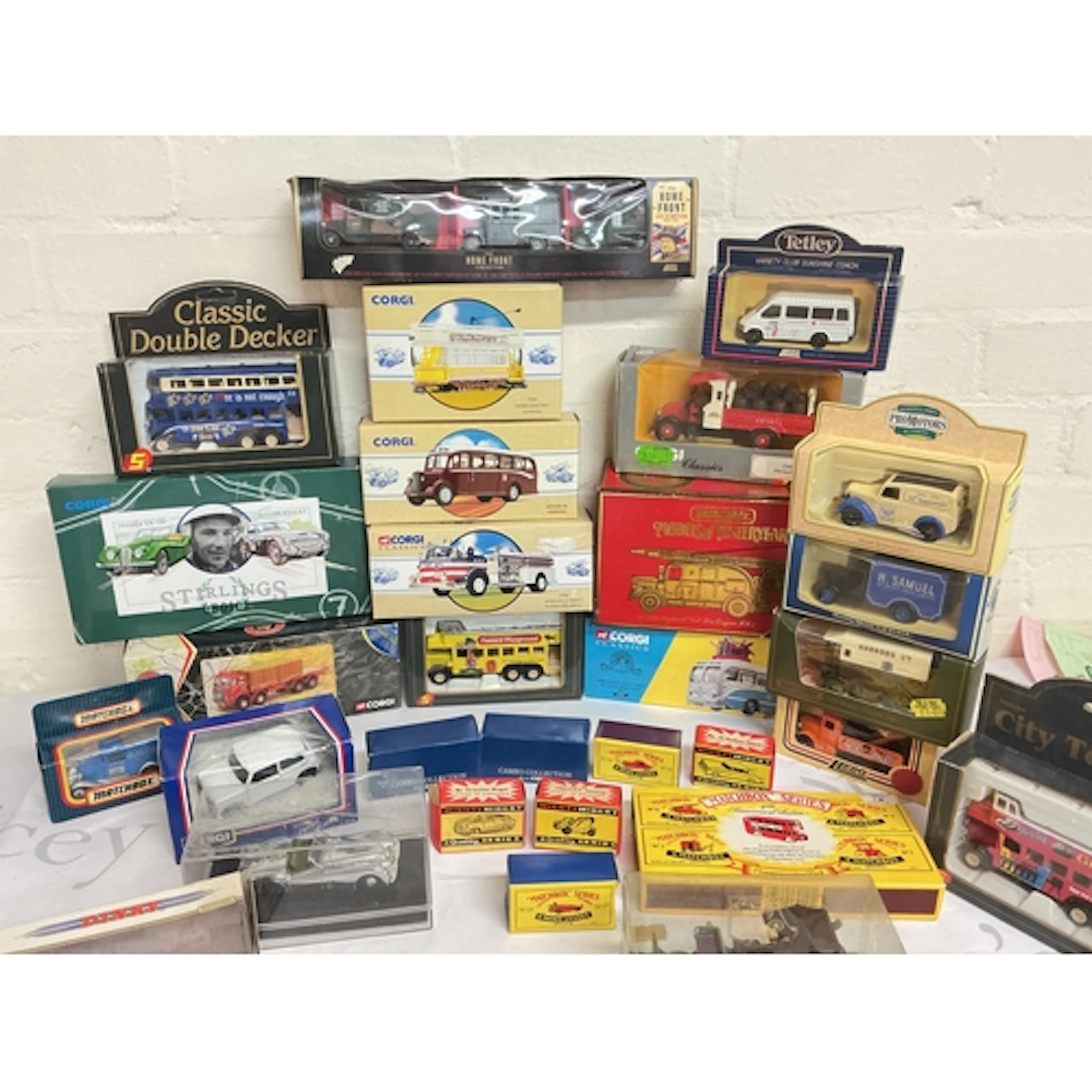 A Box Containing Boxed Models Of Yesteryear. Corgi Classics,...