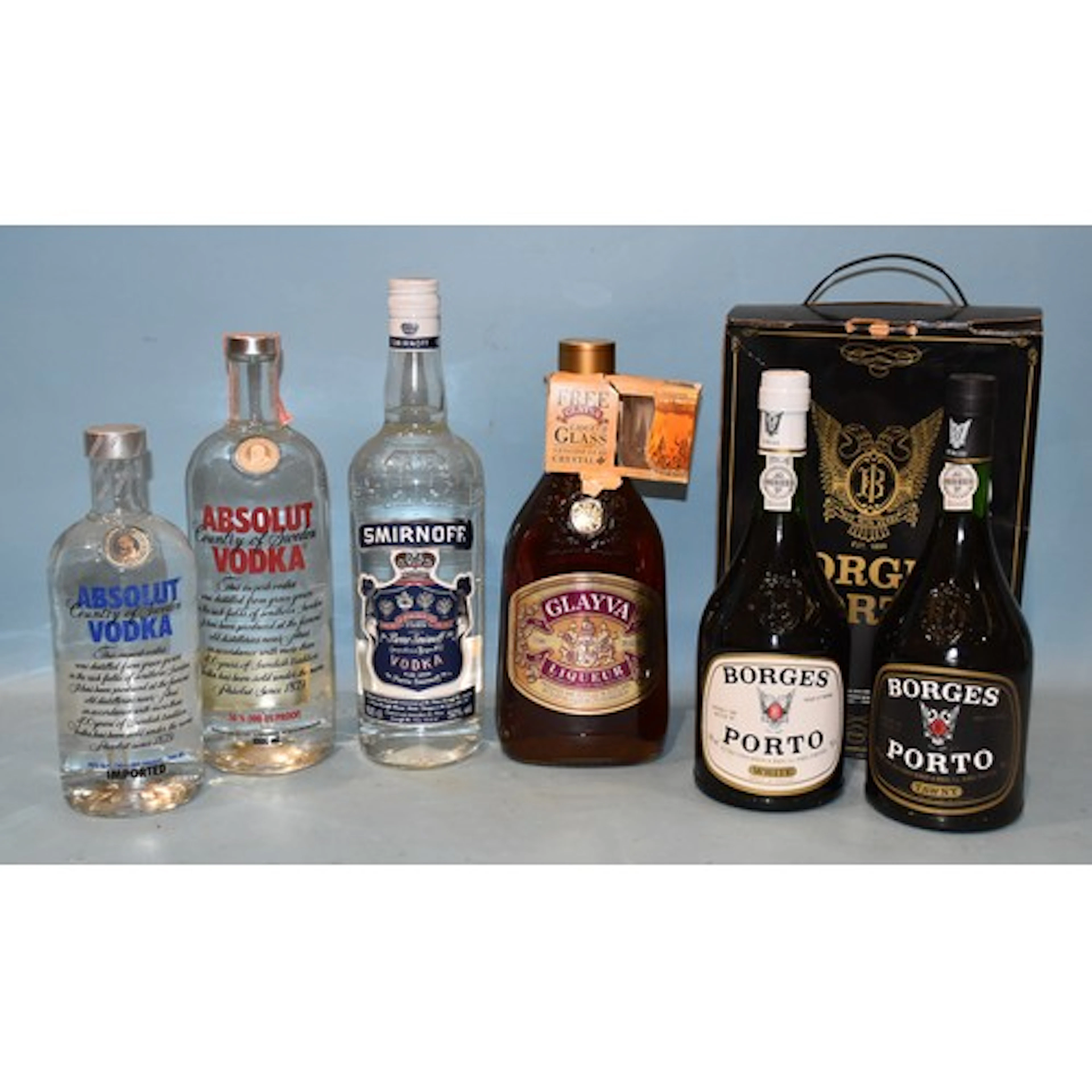 Borges Porto, a two-bottle presentation pack containing a bo...