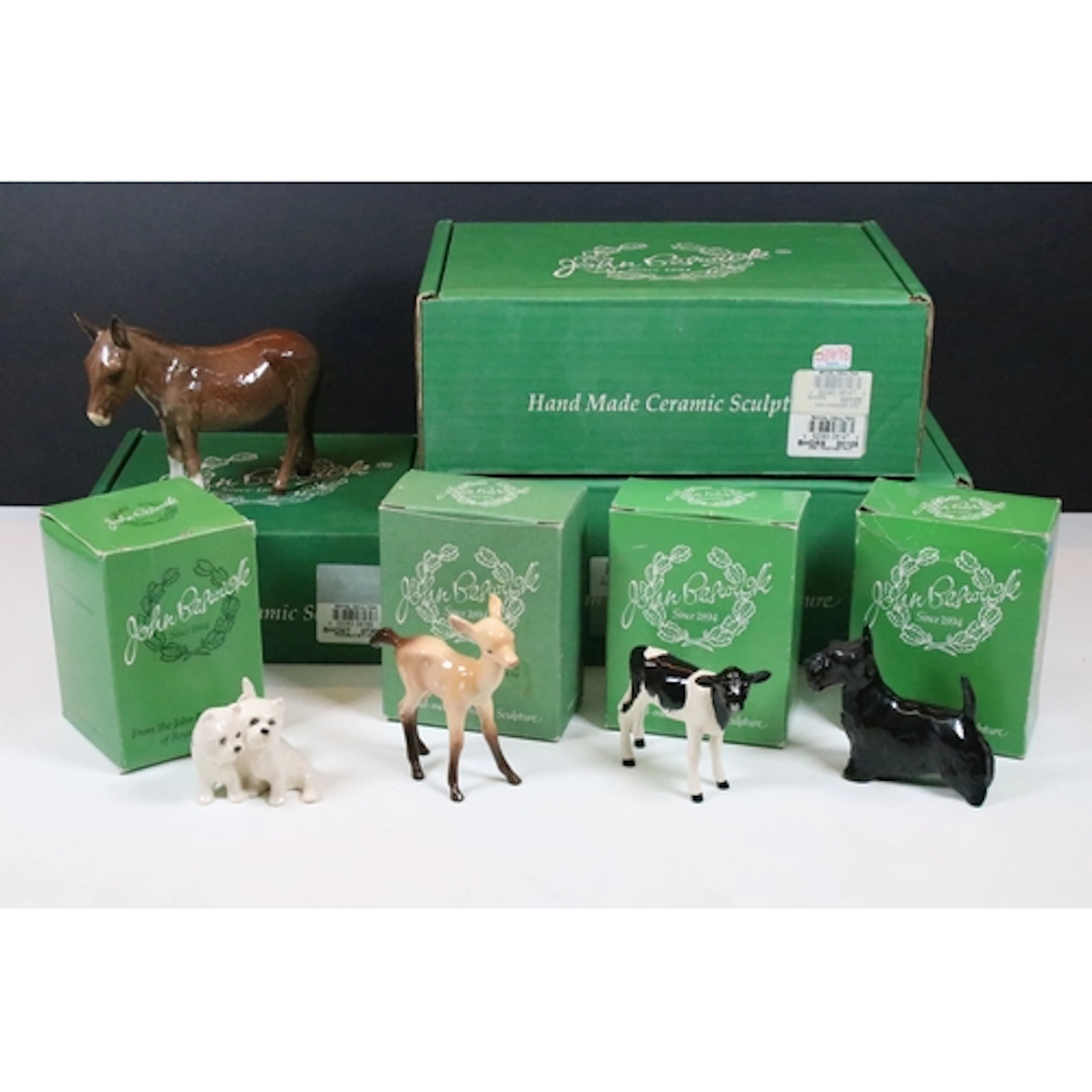 Collection of Beswick and Royal Doulton figures, to comprise...