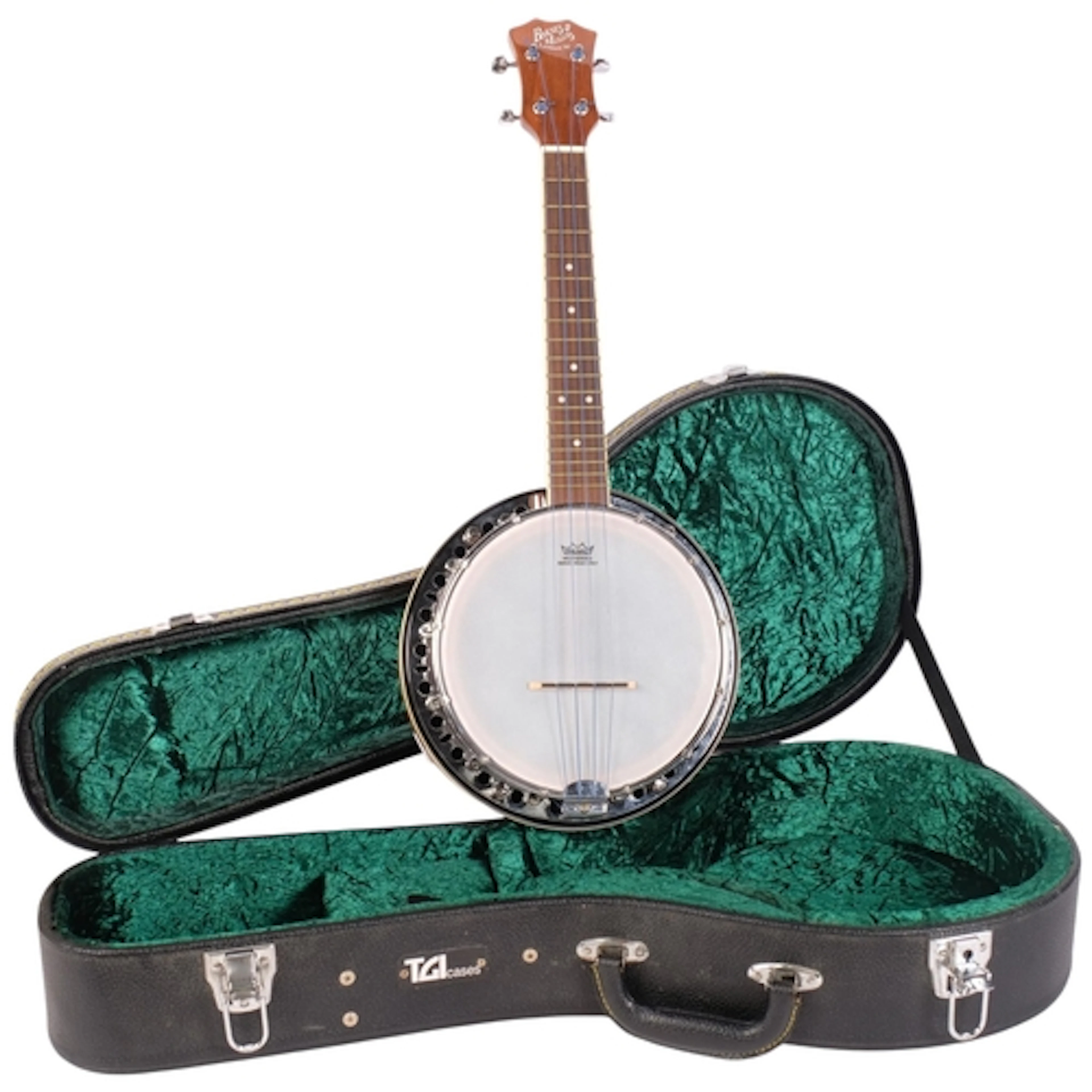 A Barnes & Mullins Of London 4-string miniature banjo, with ...