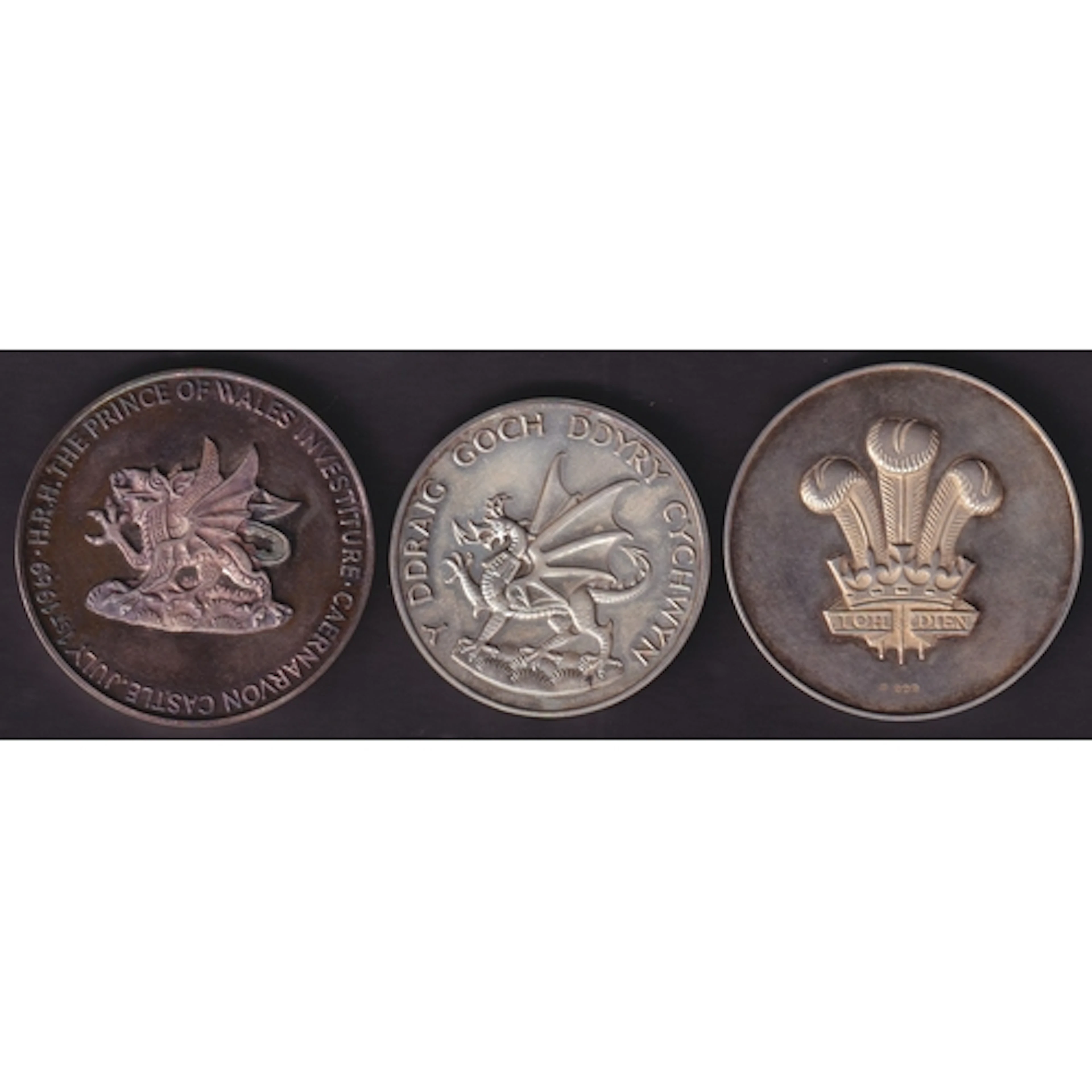 A group of three 1969 Investiture of HRH The Prince of Wales...