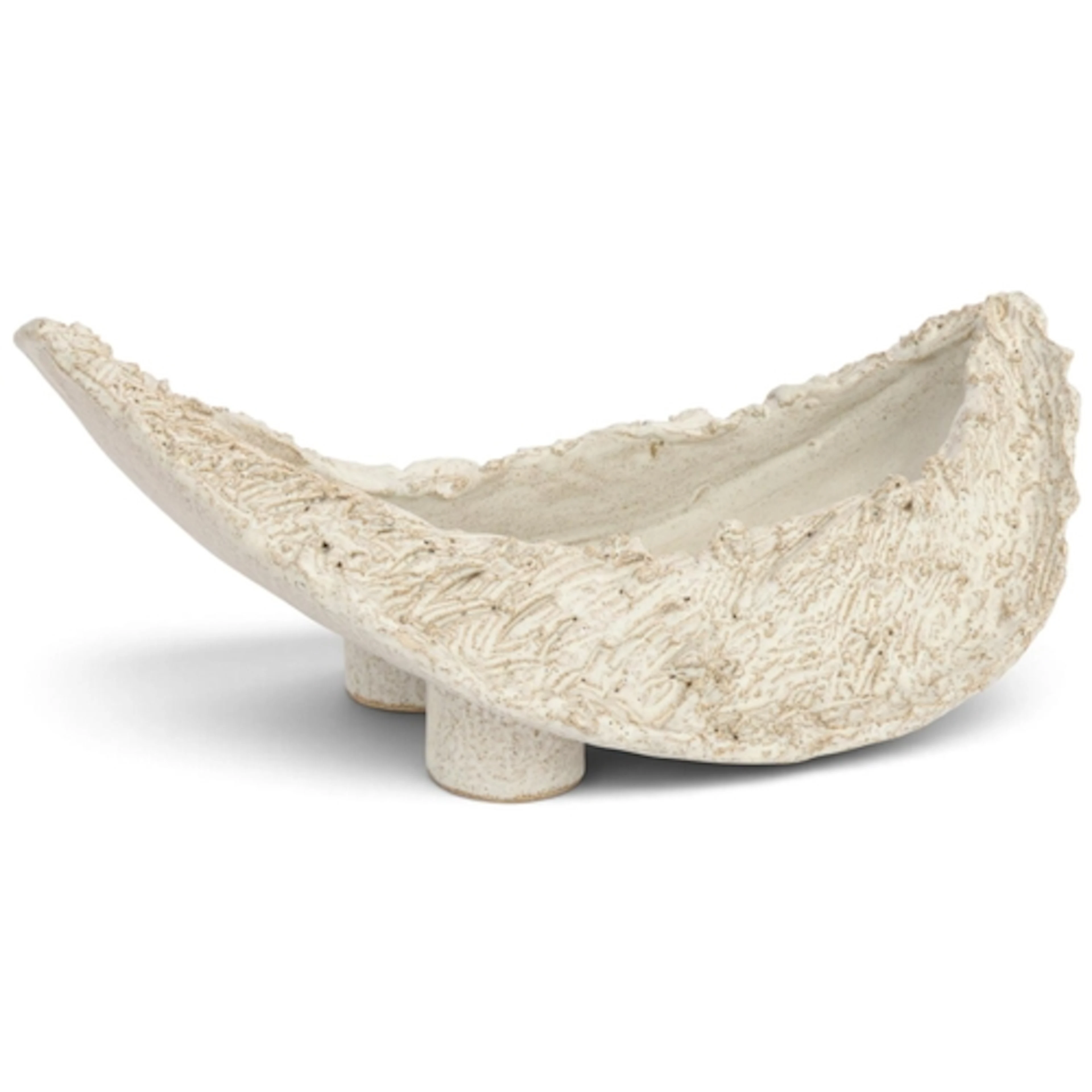 A mid-century studio pottery stoneware bowl, in nut husk for...
