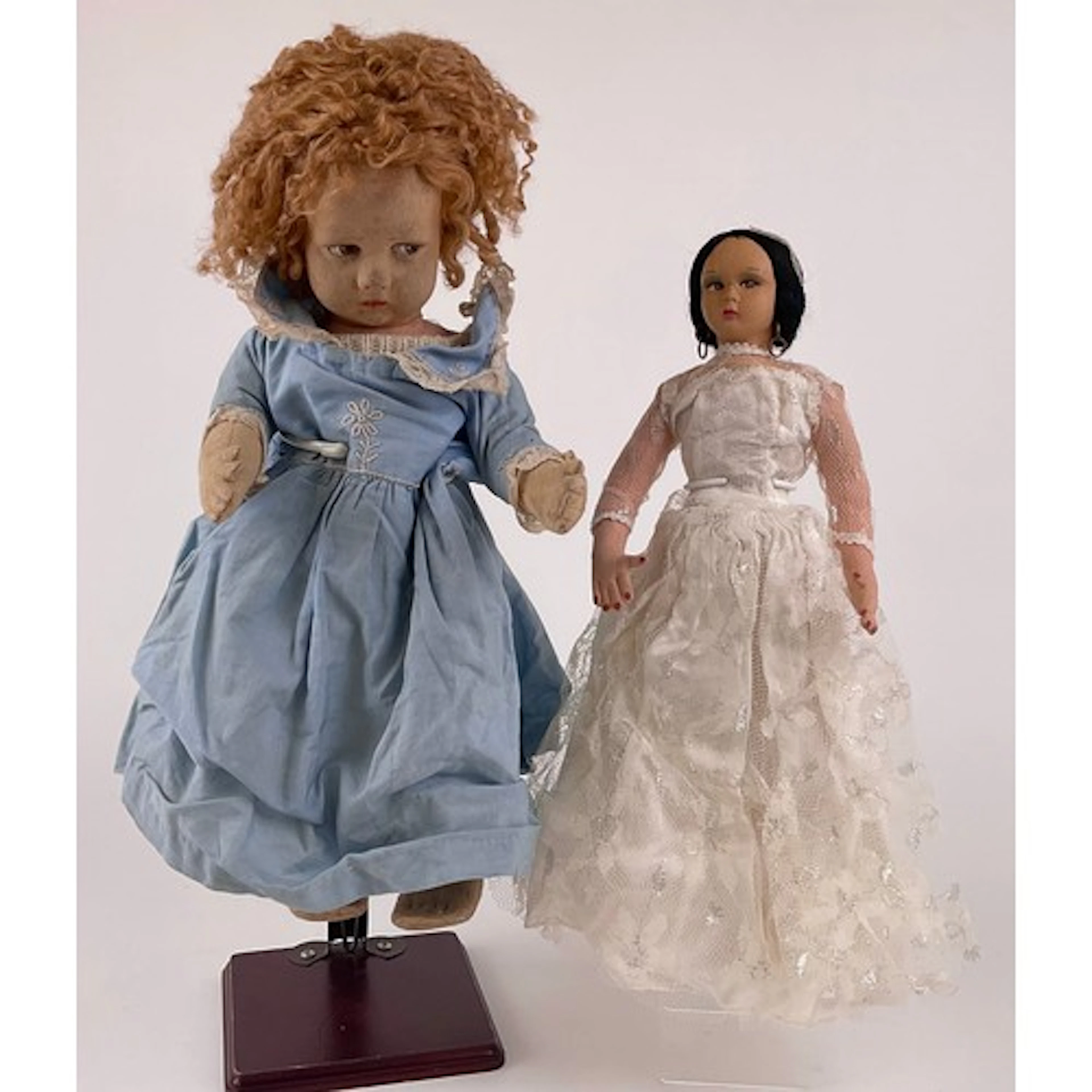 Dolls - A mid 20th century felt doll, possibly by Lenci, pai...