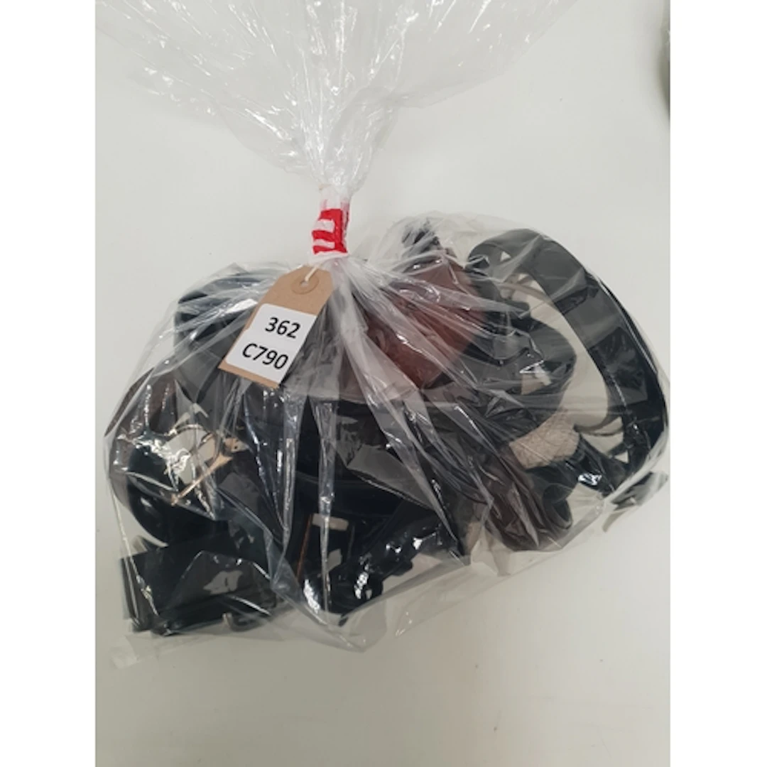ONE BAG OF BELTS
