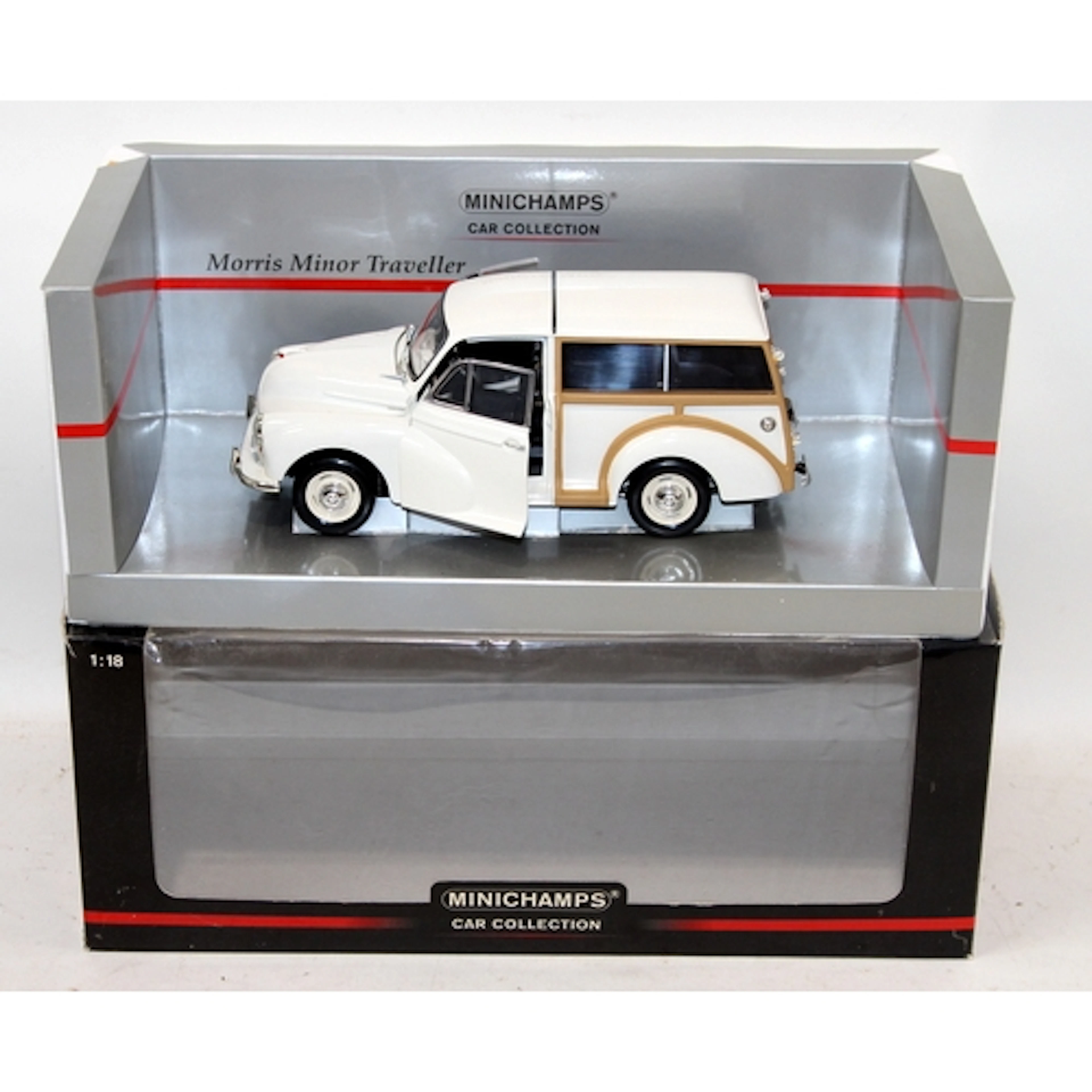 Minichamps Car Collection 1:18 scale Morris Minor Traveller....