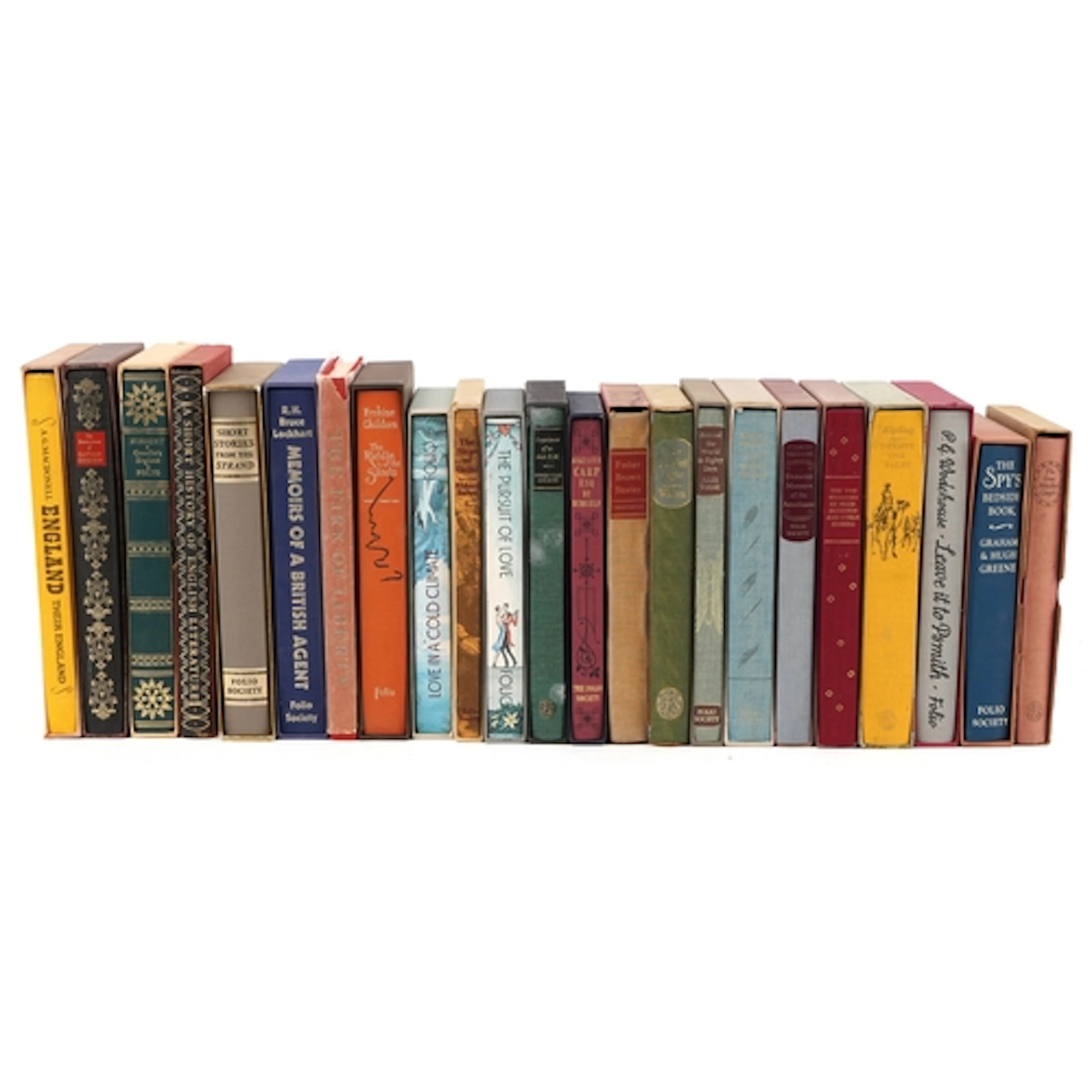 Folio Society hardback books including The Pursuit of Love, ...