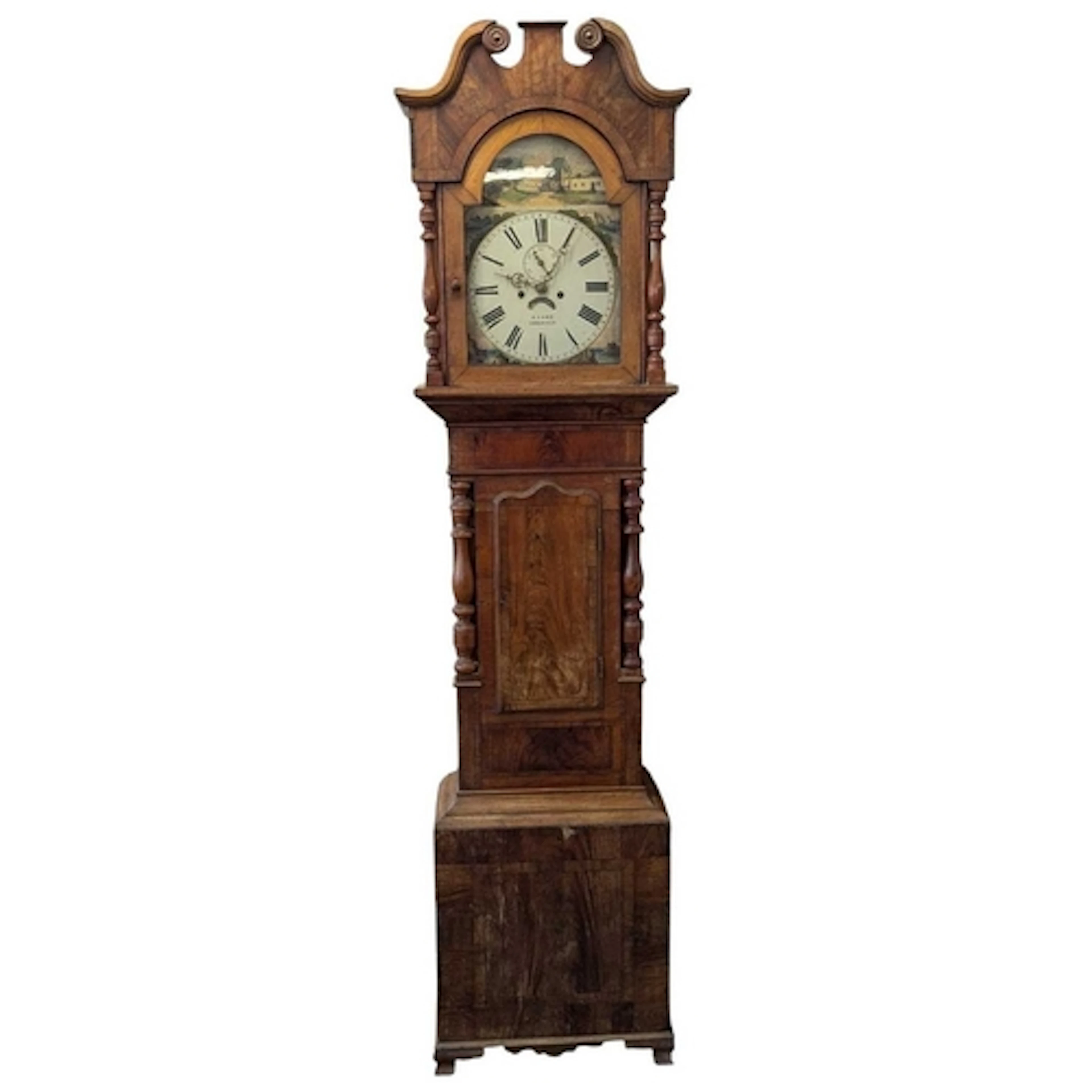 Ganz, Swansea - a Victorian mid 19th century flame mahogany ...