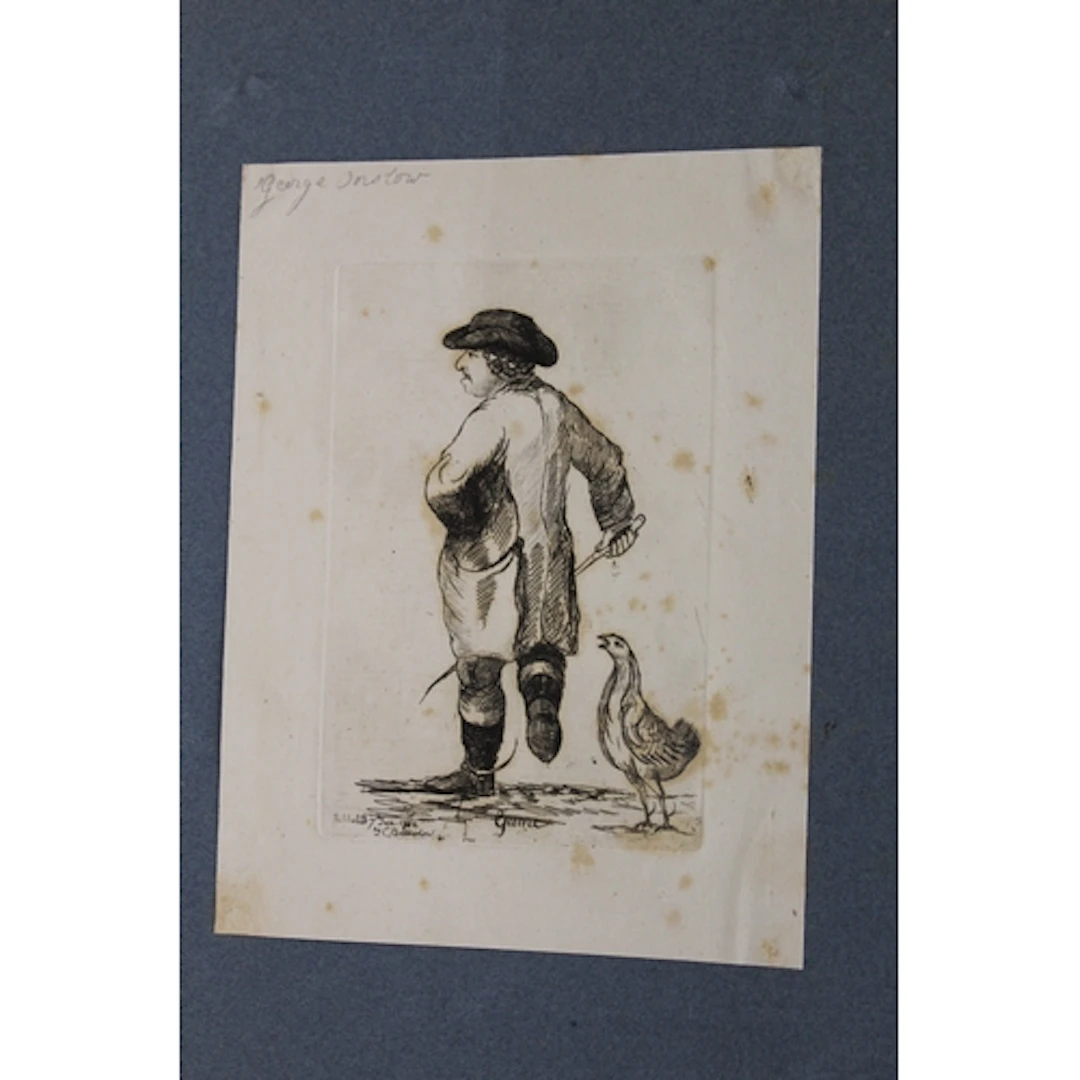 James Sayers, six 18th Century etchings, character studies, ...