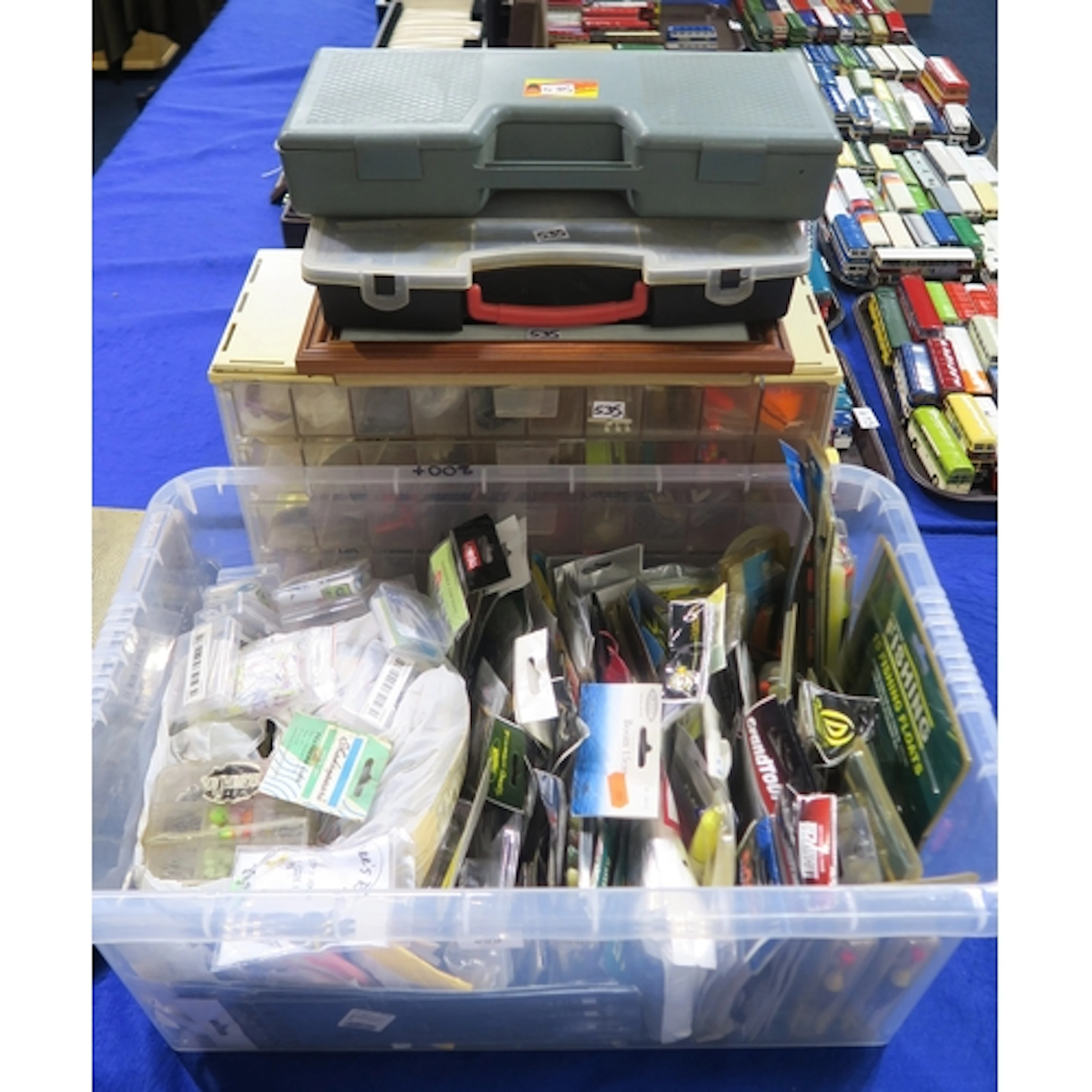 A large quantity of mixed fishing tackle, comprising hooks, ...