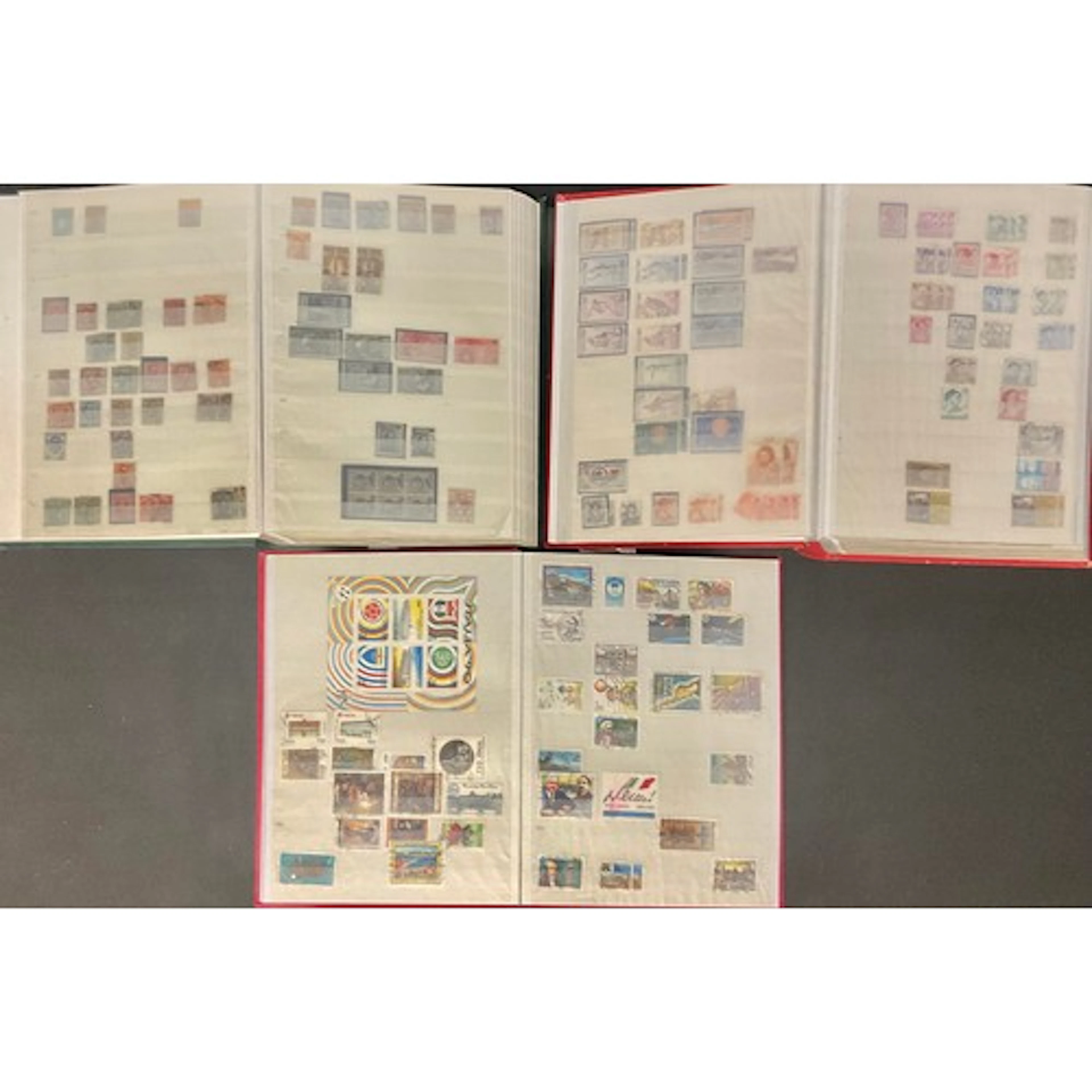 Stamps : Italy collection in 3 stock books 1860s - modern