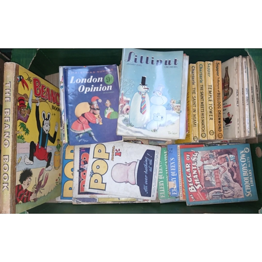 A box of assorted paperbacks, mainly early to mid 20th centu...