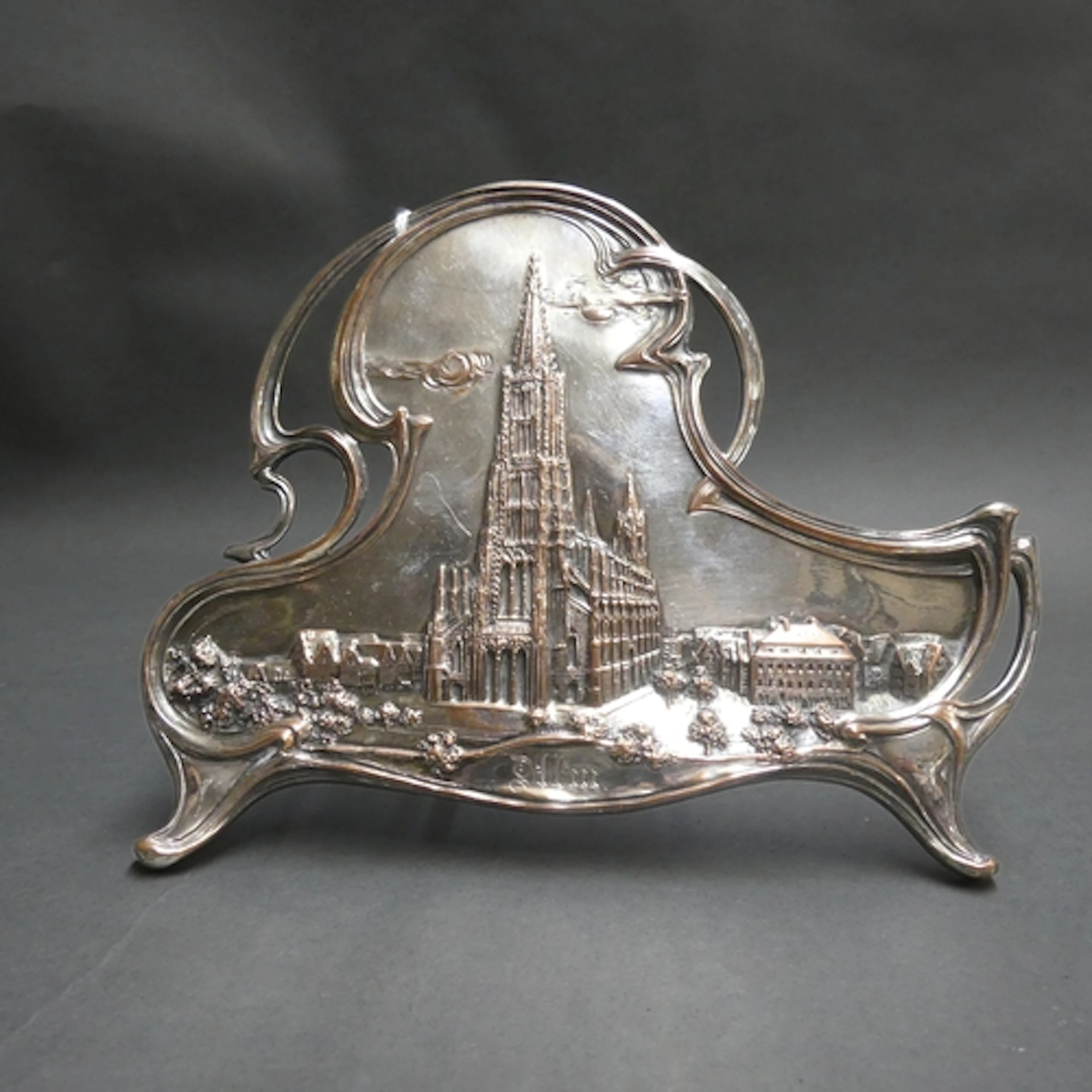 WMF - An Art Nouveau silver plated special order standing pl...