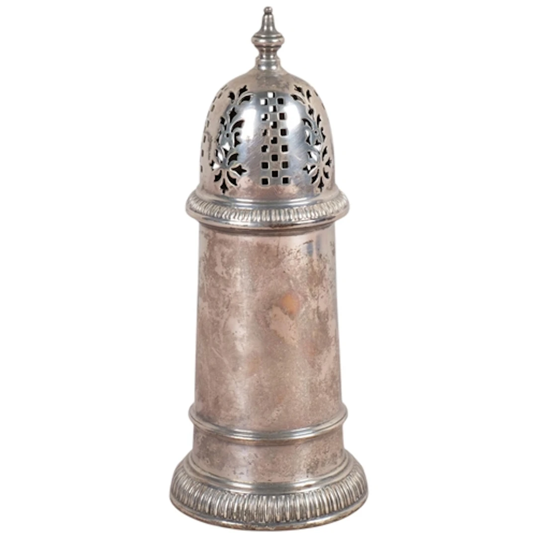 A George V silver sugar caster, Mappin & Webb, Sheffield 193...