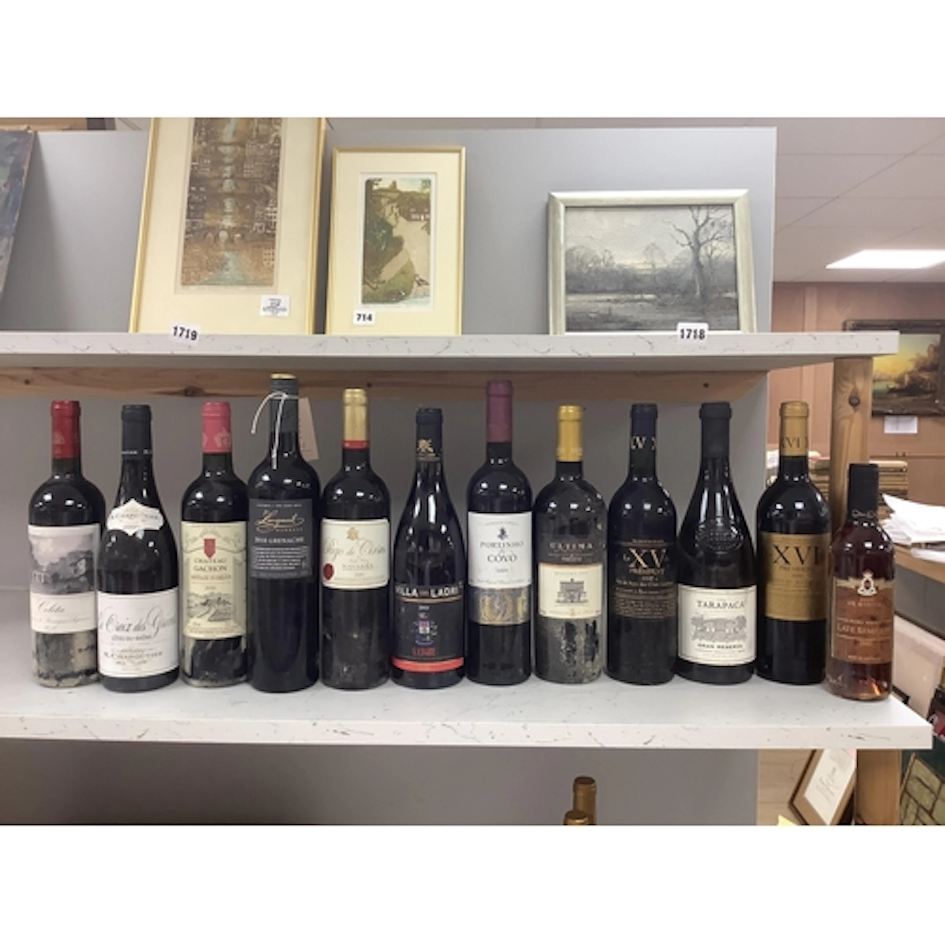 A mixed lot of nineteen bottles of wine, twelve labels from ...