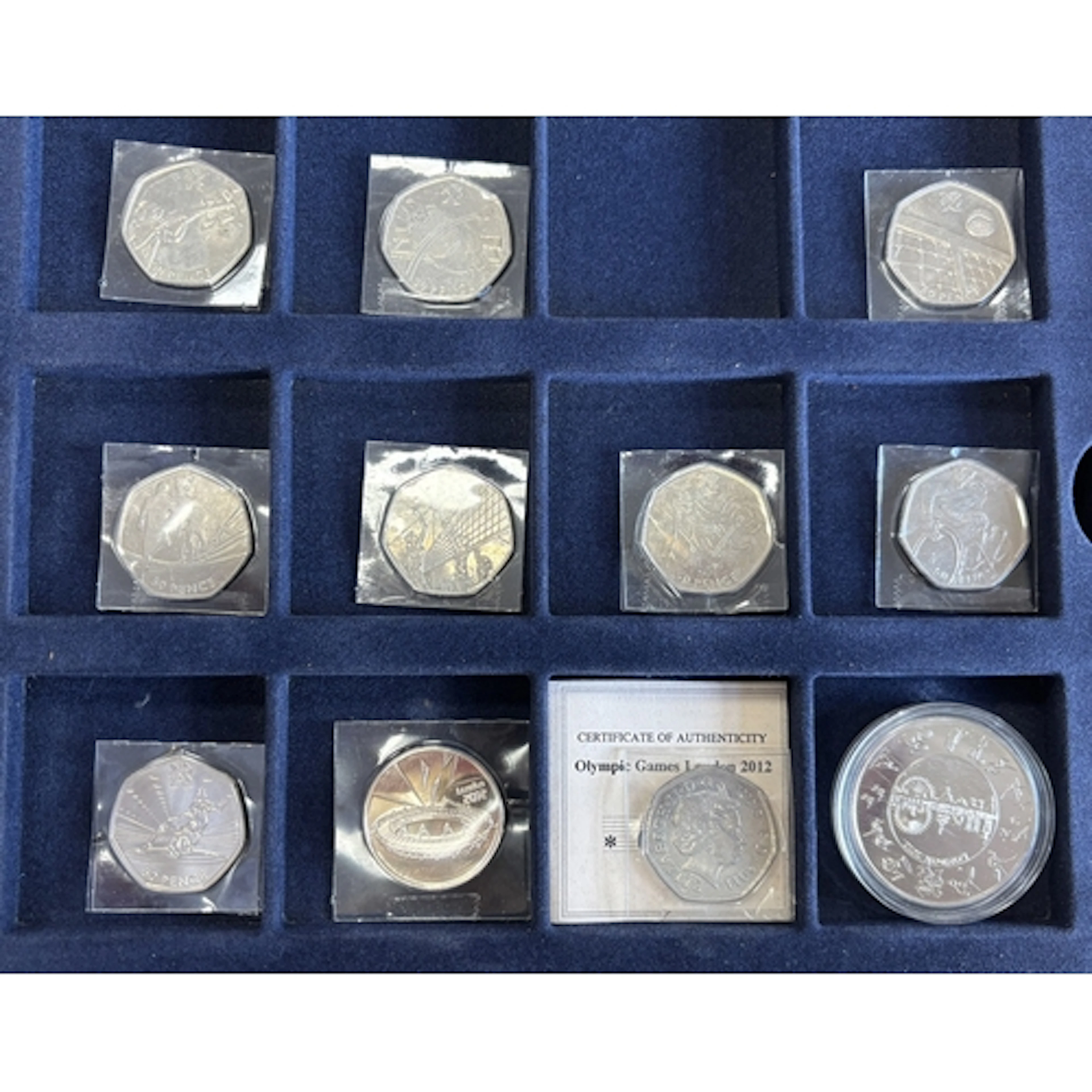 Collection in two Westminster of mostly uncirculated CuNi is...