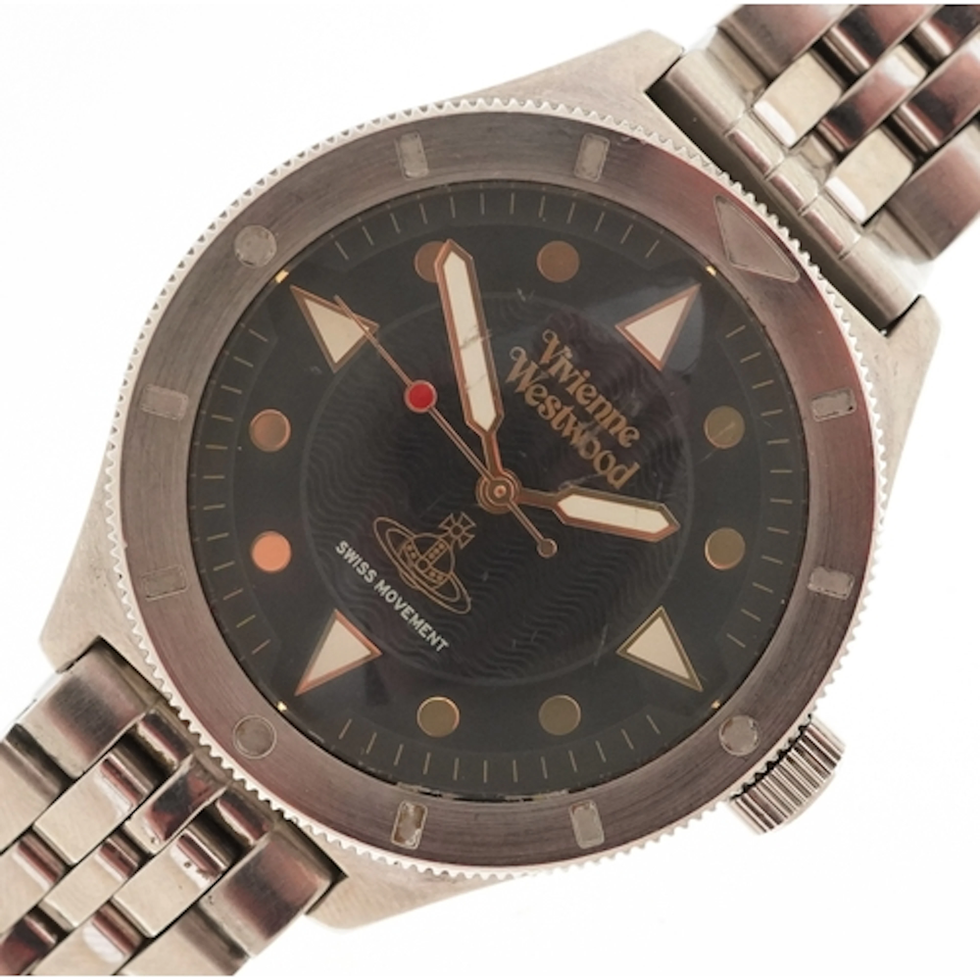 Vivienne Westwood gentlemen's stainless steel quartz wristwa...