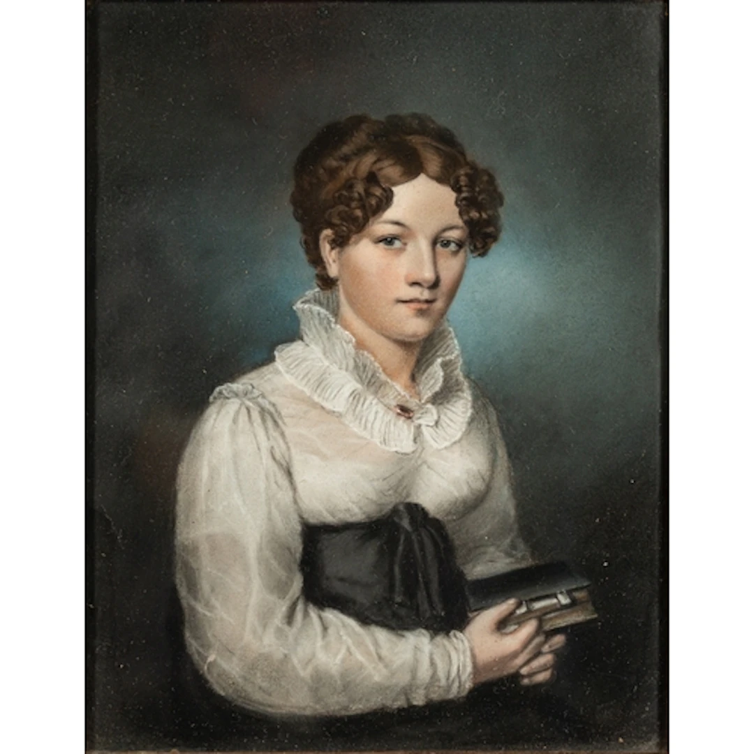 British school circa 1800-1820 - 'Daughter of Rev J.G. Conan...