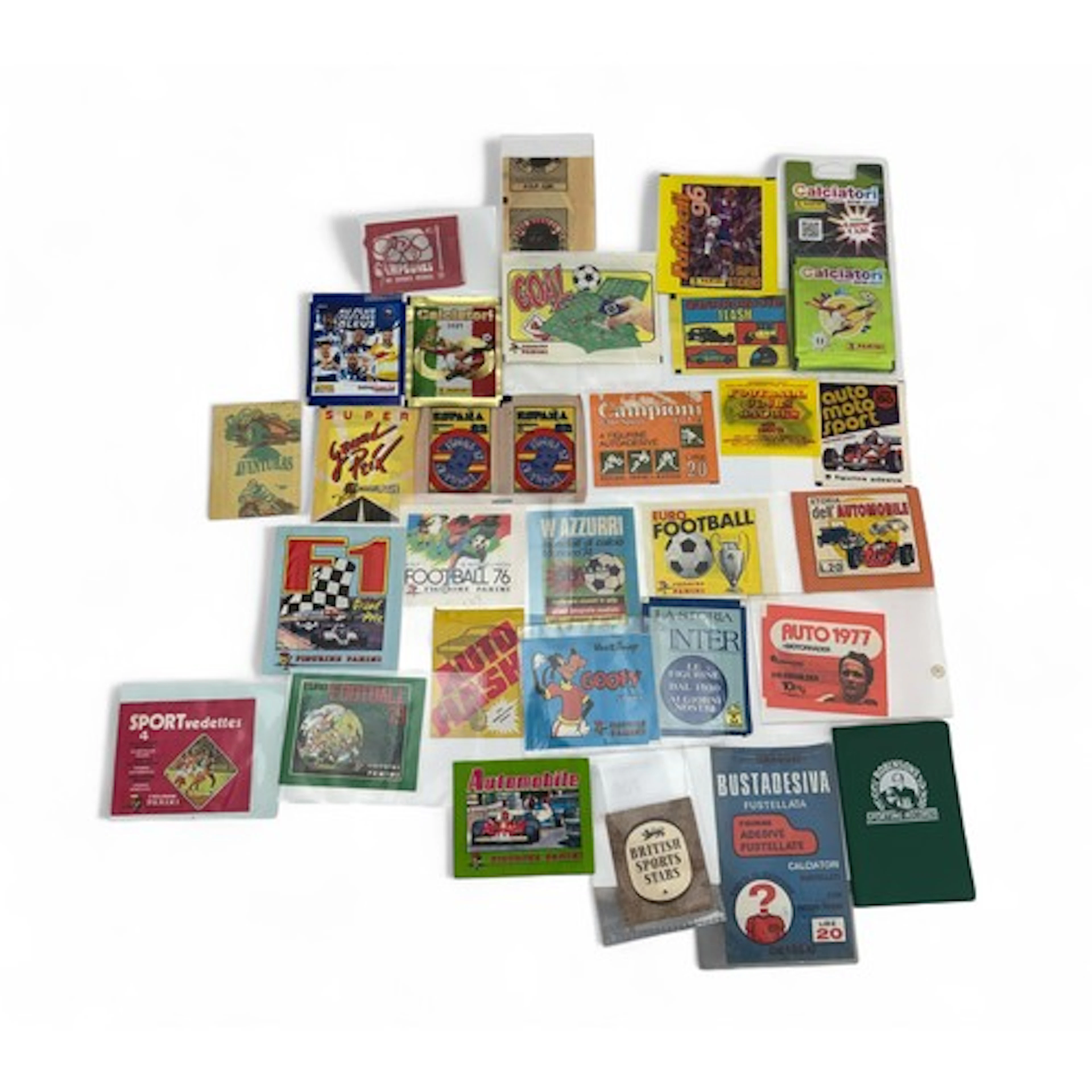 Sports & soccer cards in their original wrappers & packets. ...