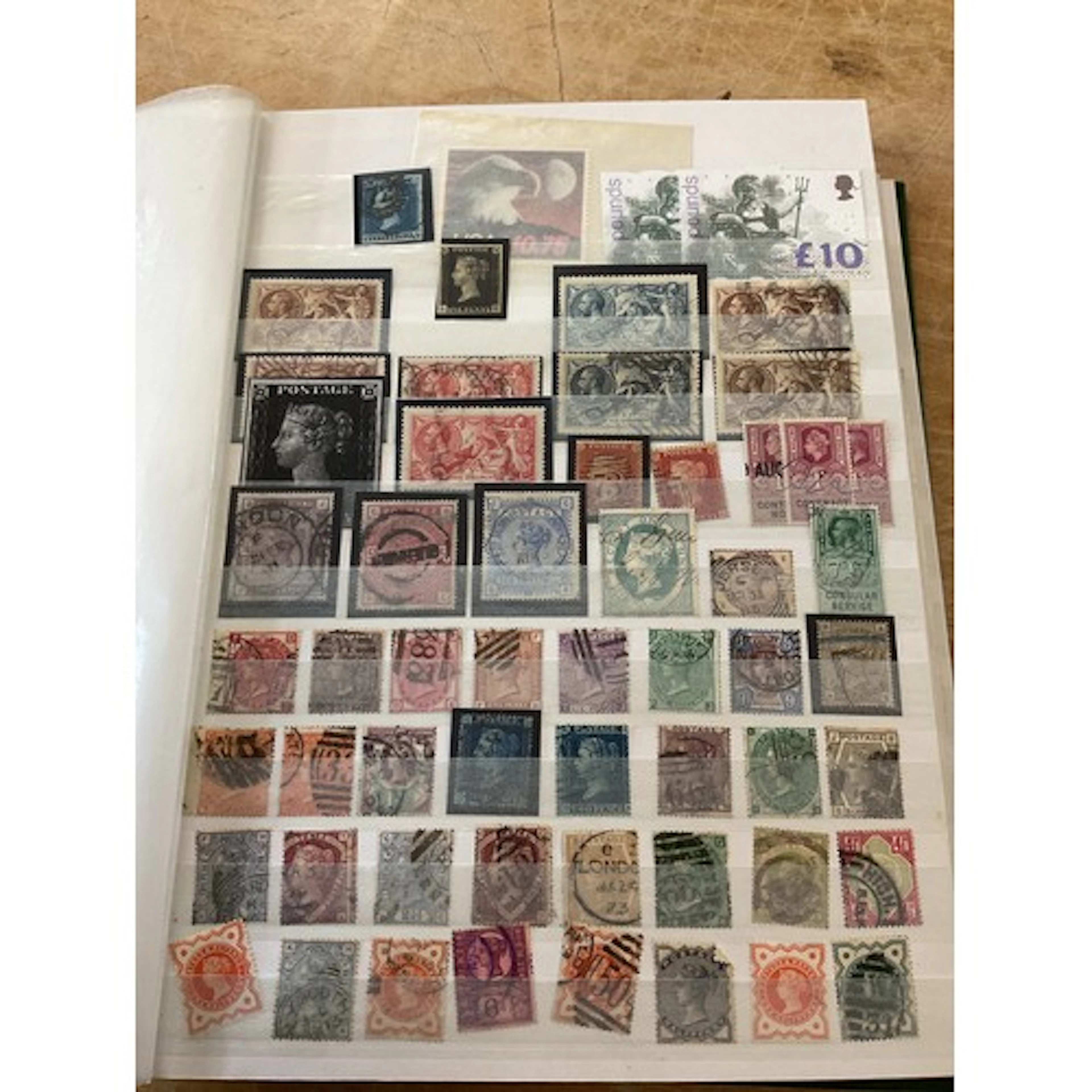 Penny black, tupenny blues and penny reds, and high fiscals....
