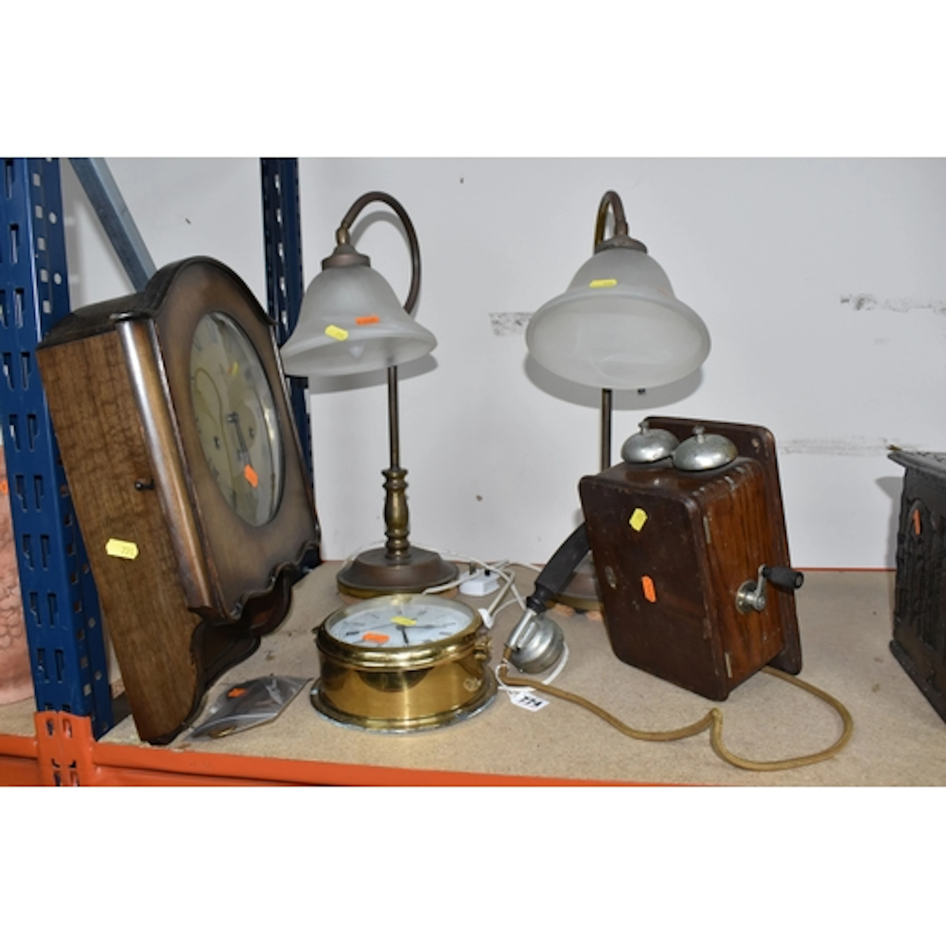 A GROUP OF VINTAGE ITEMS to include a pair of early 20th Cen...