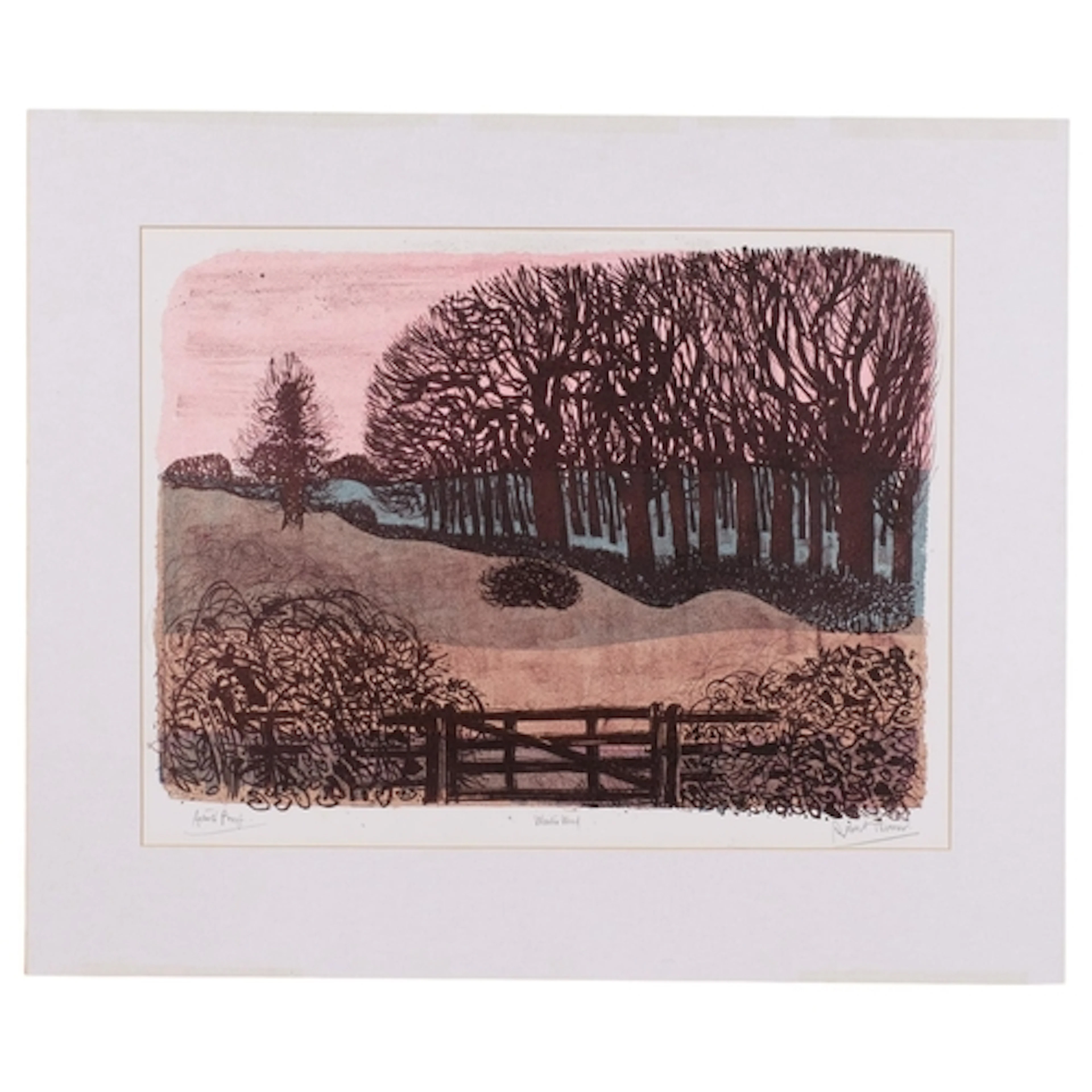 Robert Tavener (1920 - 2004), Winter Wood, artist's proof, l...